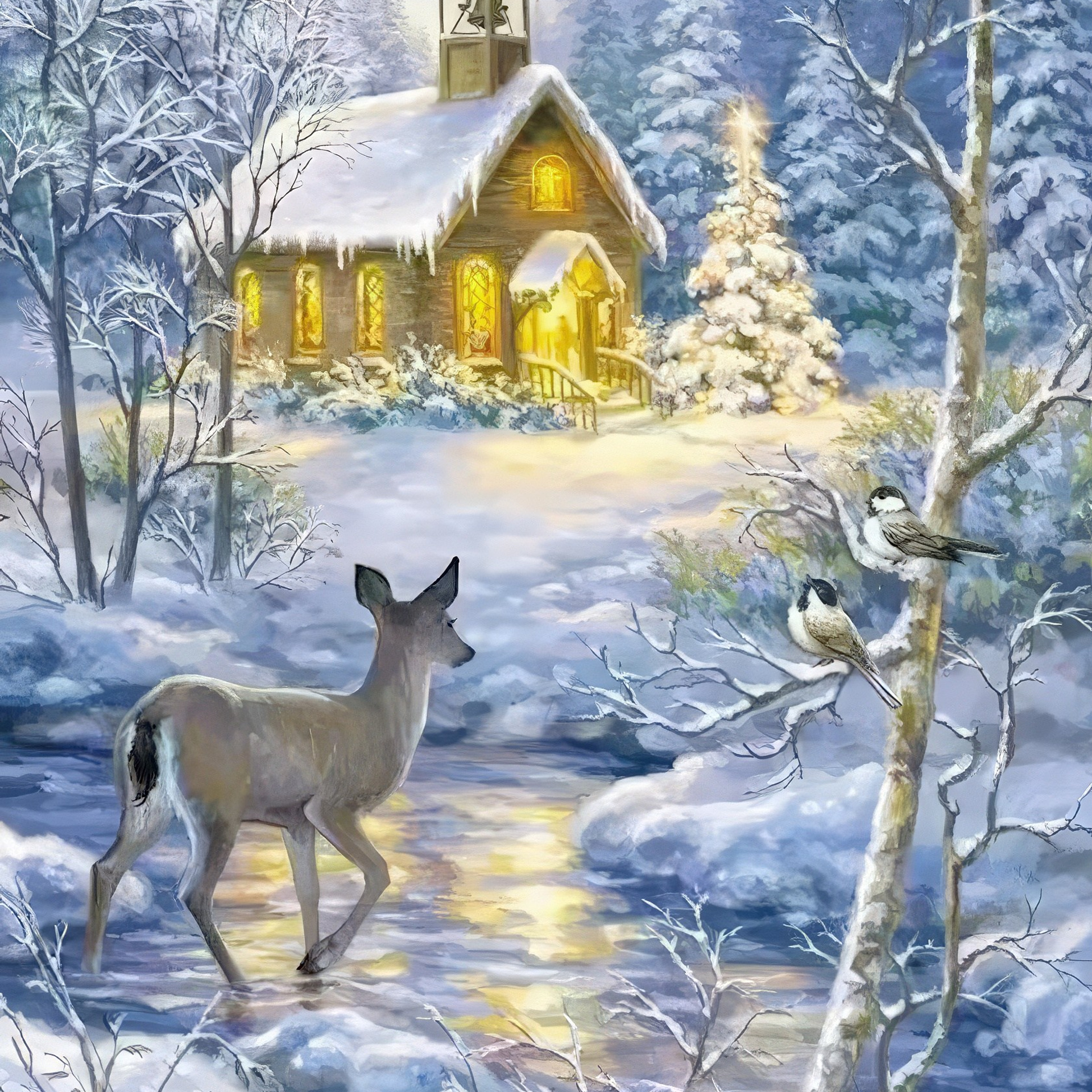 Пейзажи. Алмазная мозаика CVL