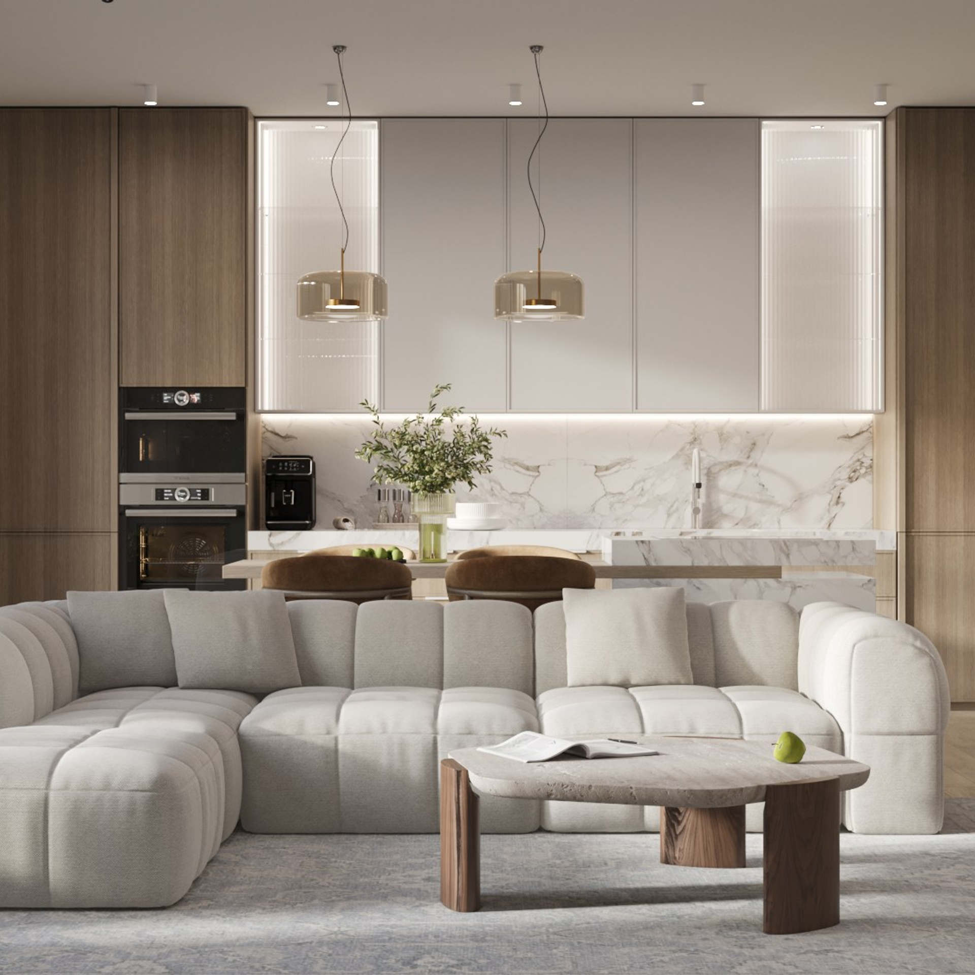 Design and visualization of the living room