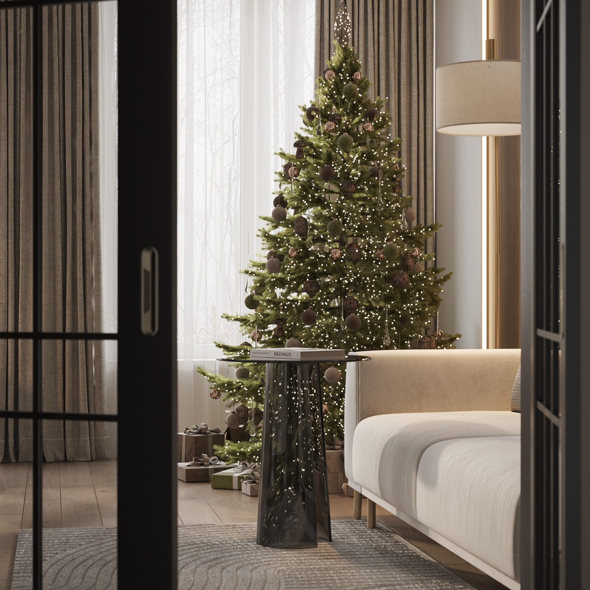 CHRISTMAS LIVING ROOM