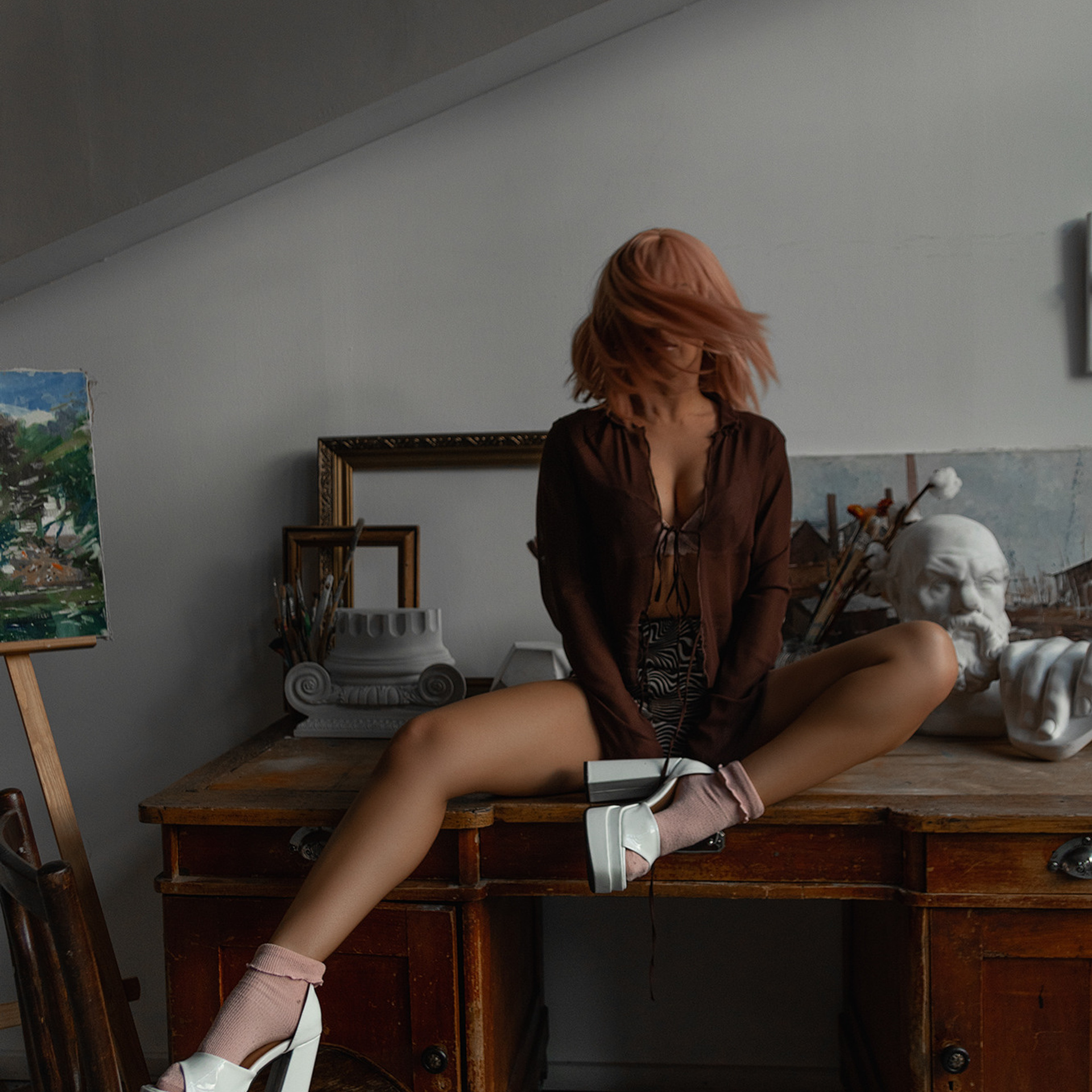 В мастерской