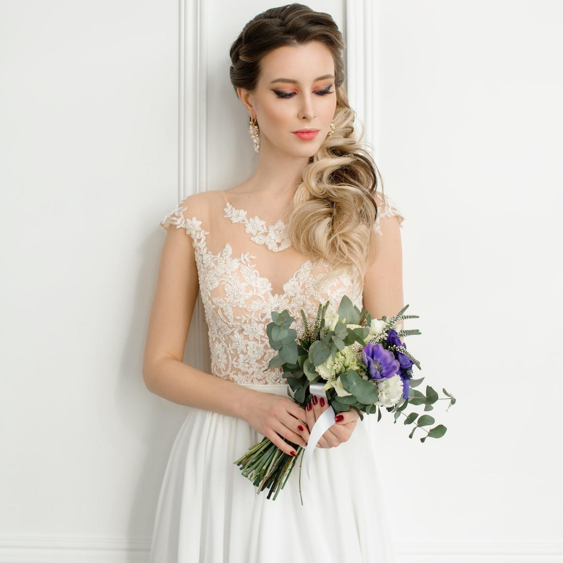 Портфолио Натали Брайт. топ. Салон свадебных стилистов