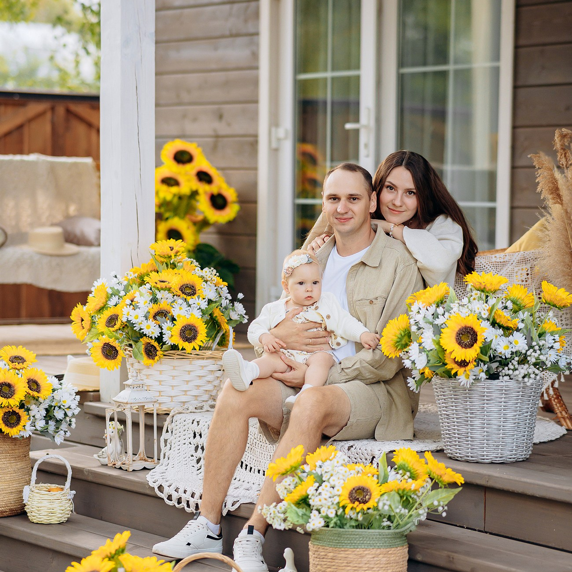 Подсолнухи в фотодоме