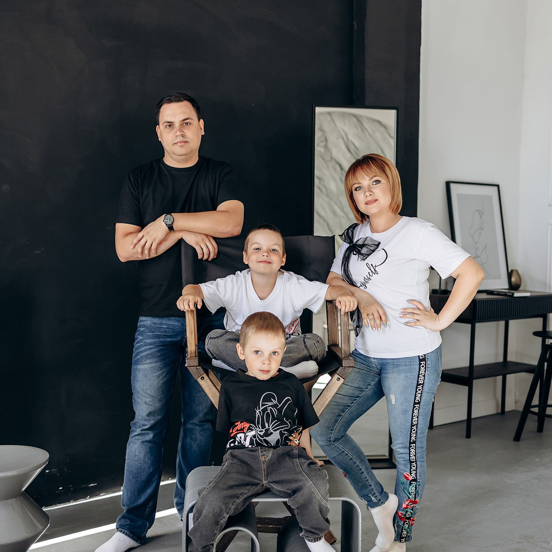 Семейная съемка в зале Эдисон