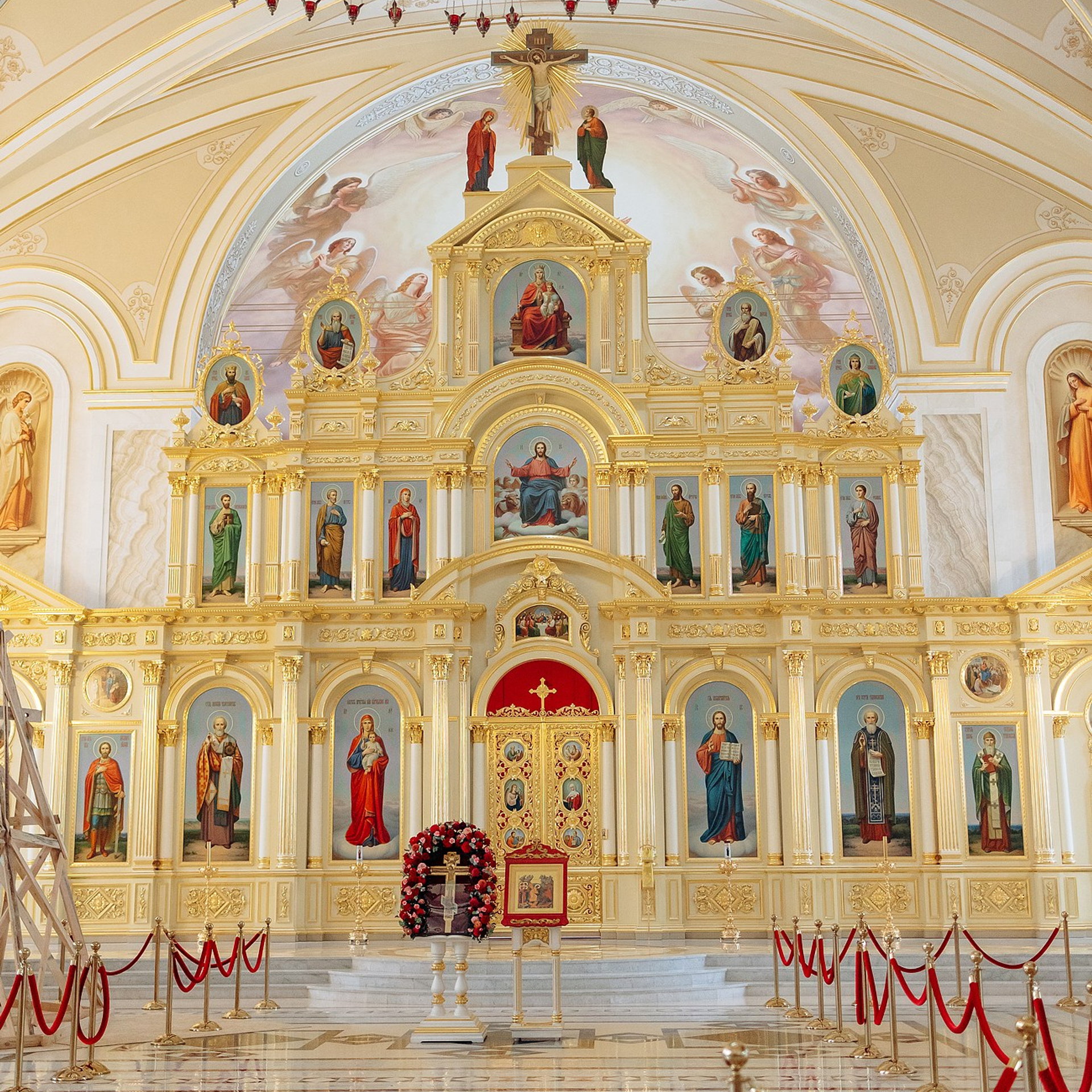 Таинство крещения Арины в Кафедральном Соборе