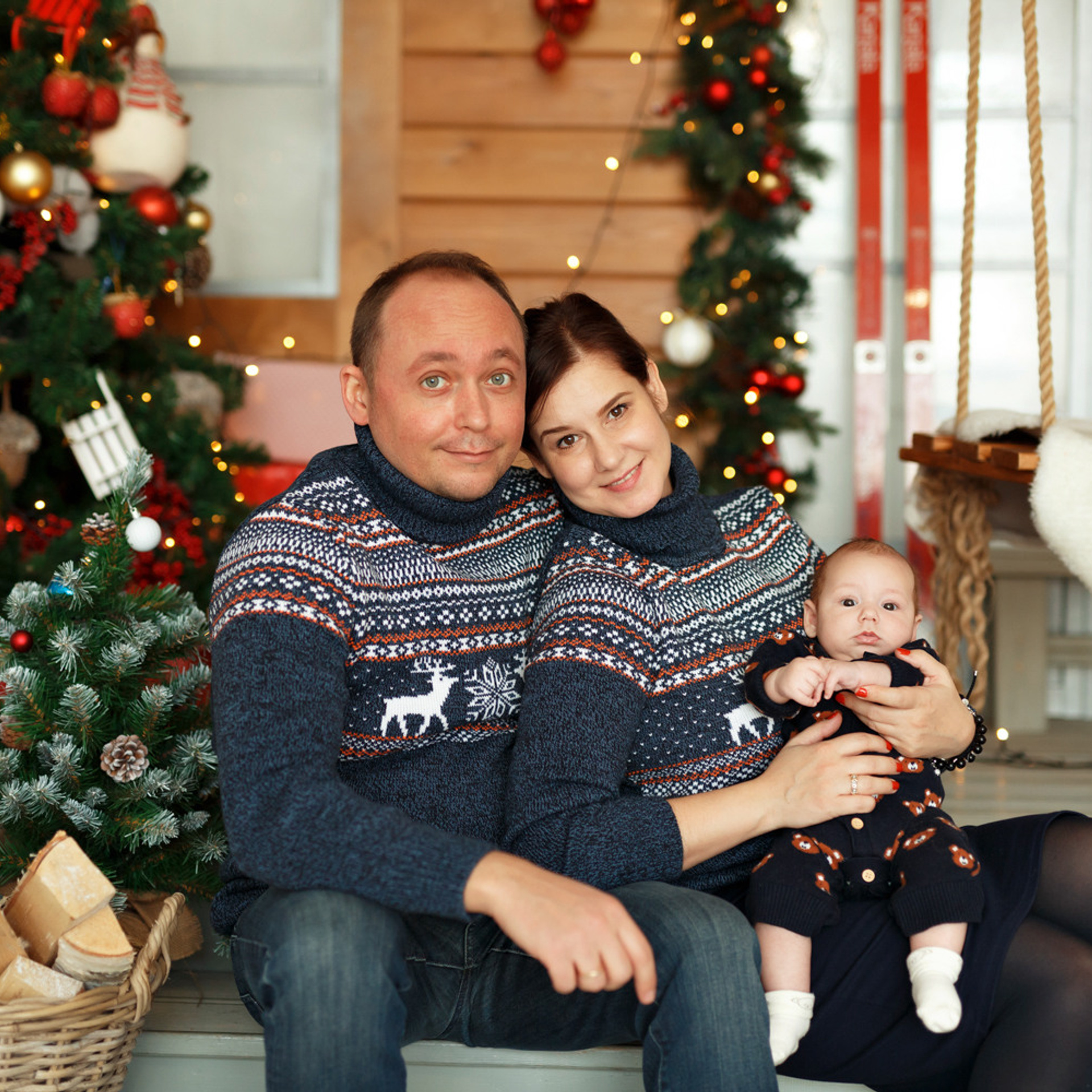 Оля, Максим, Николай