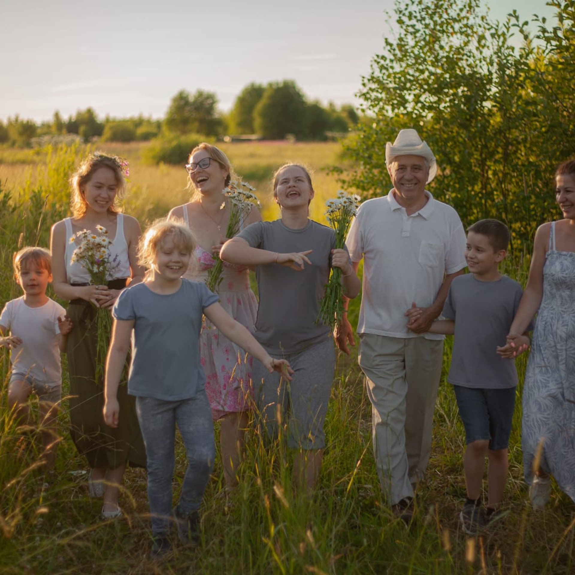 Большая семейная съёмка