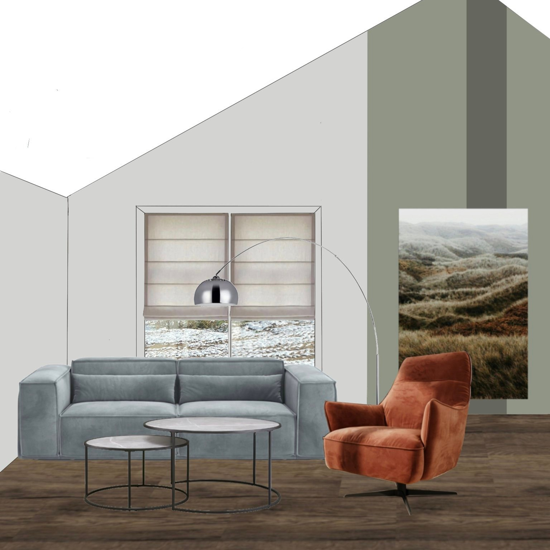 Дом в КП «Жульверн» (эскизная визуализация)