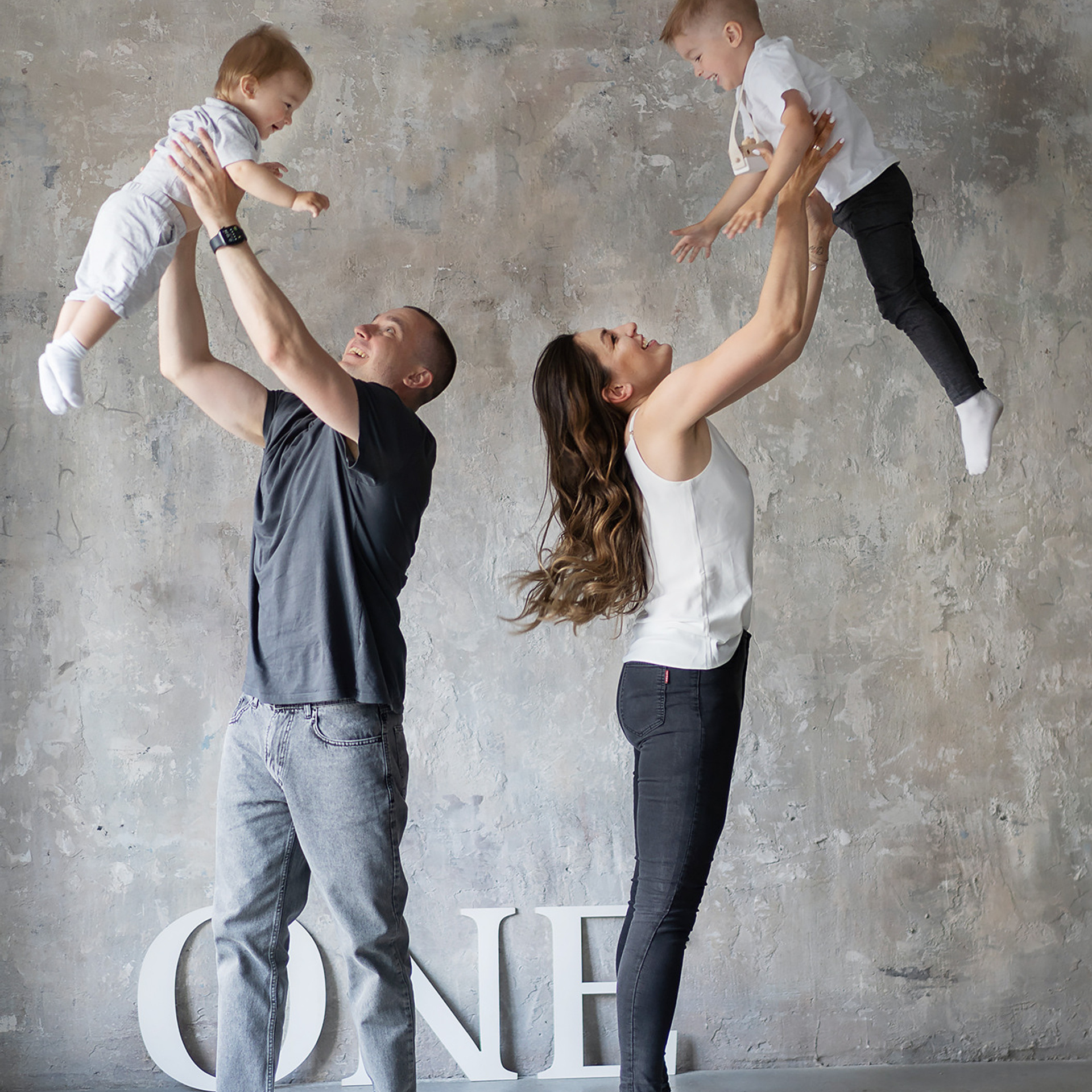 Лёша, Катя, Миша и Денис