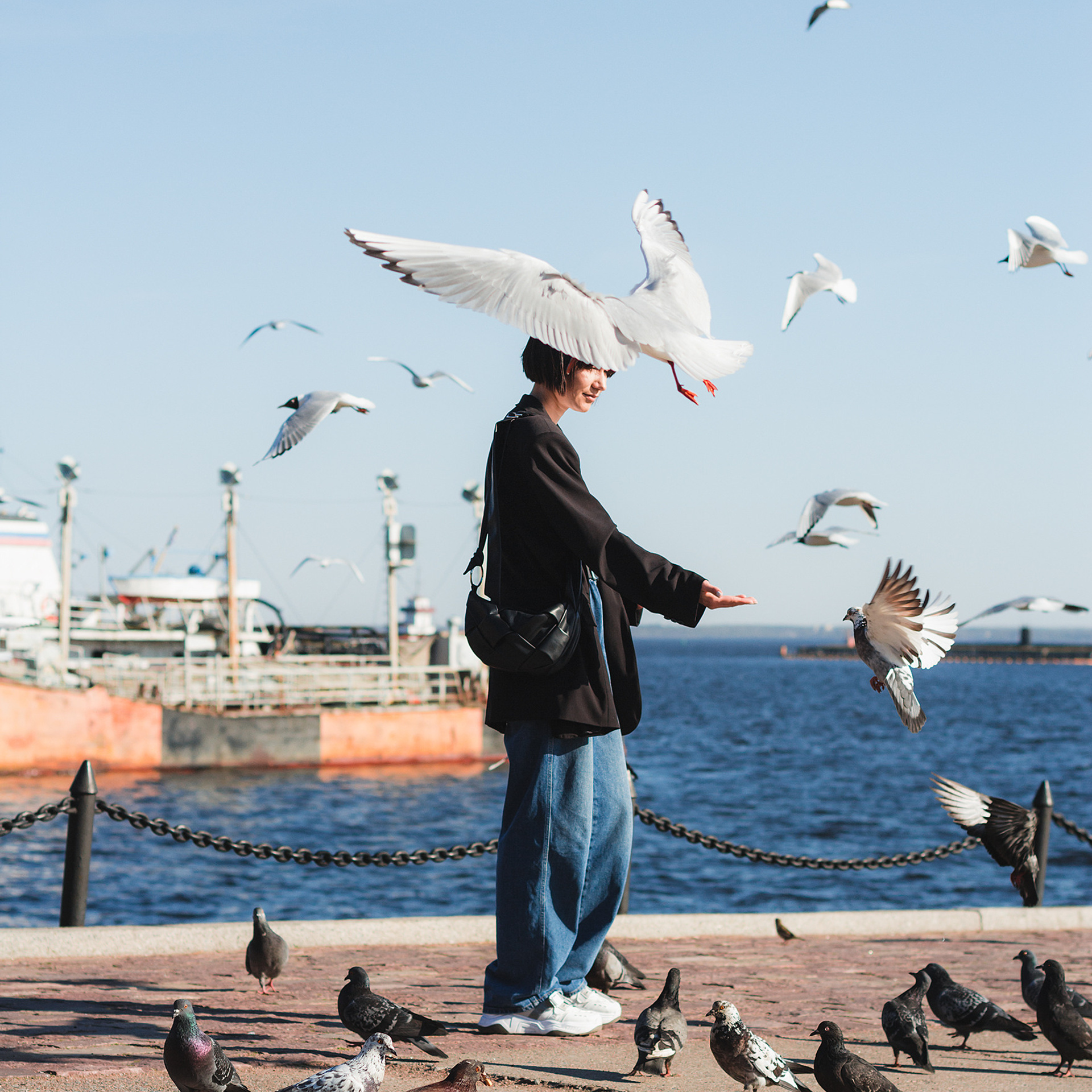 Анна Солдатова. Стилист. Прогулка. Май 2021. Кронштадт.