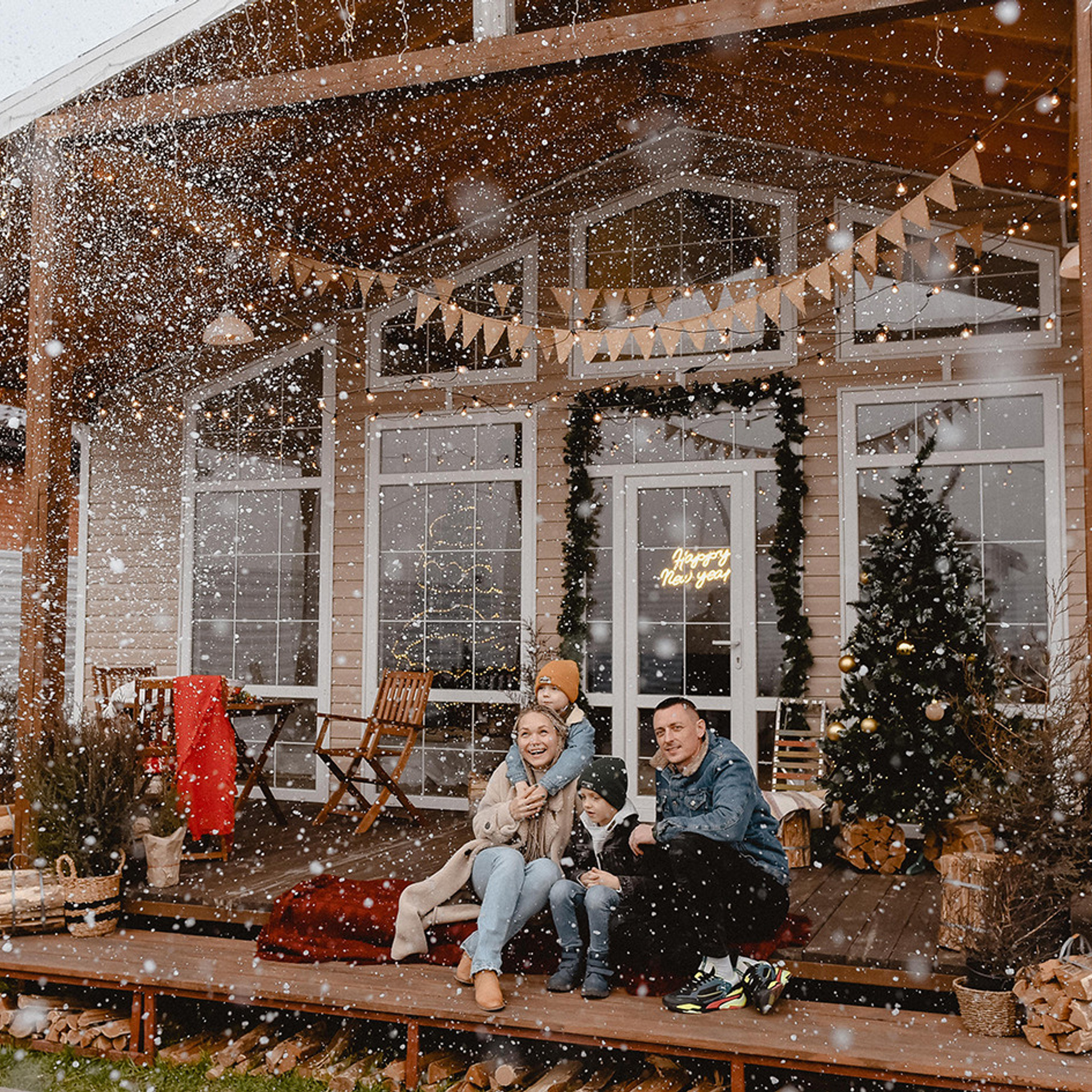 Аня, Саша, Дима и Артем