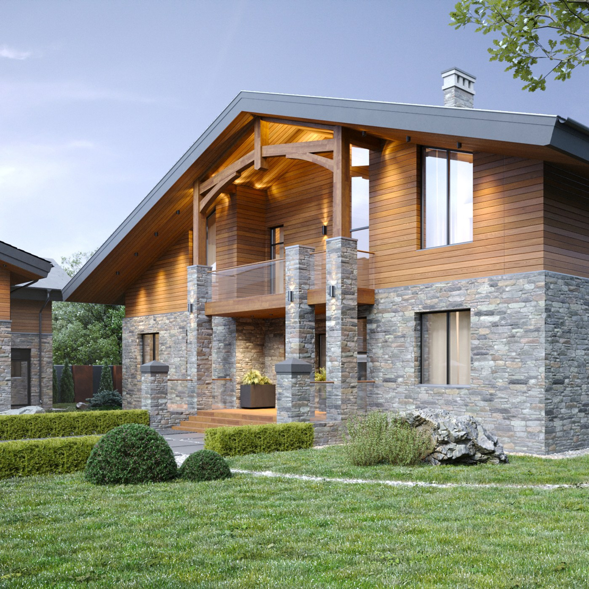 Частный дом в стиле Шале