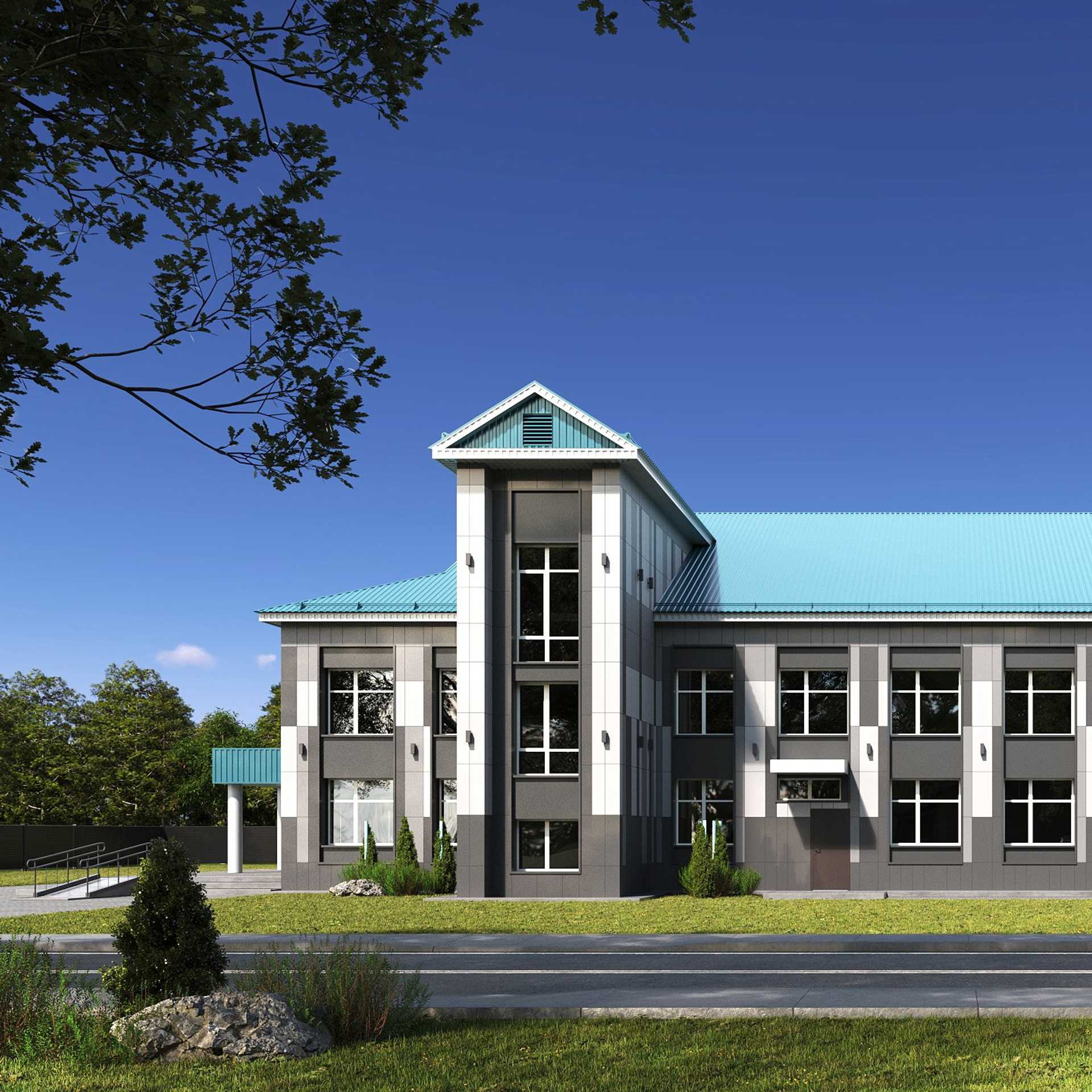 Реконструкция фасада ДК