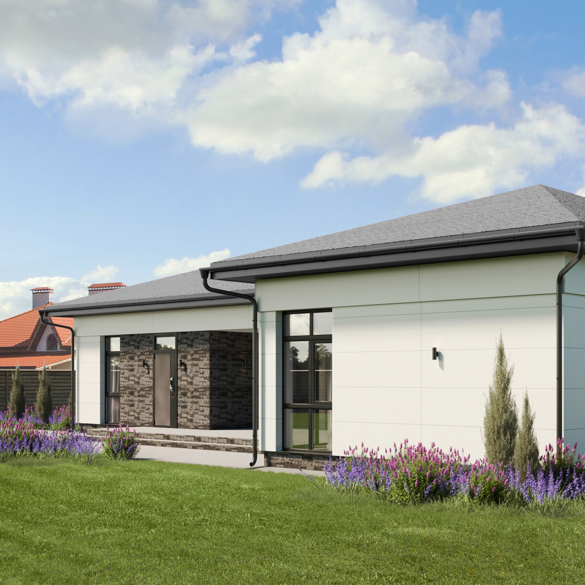 Фасад частного дома