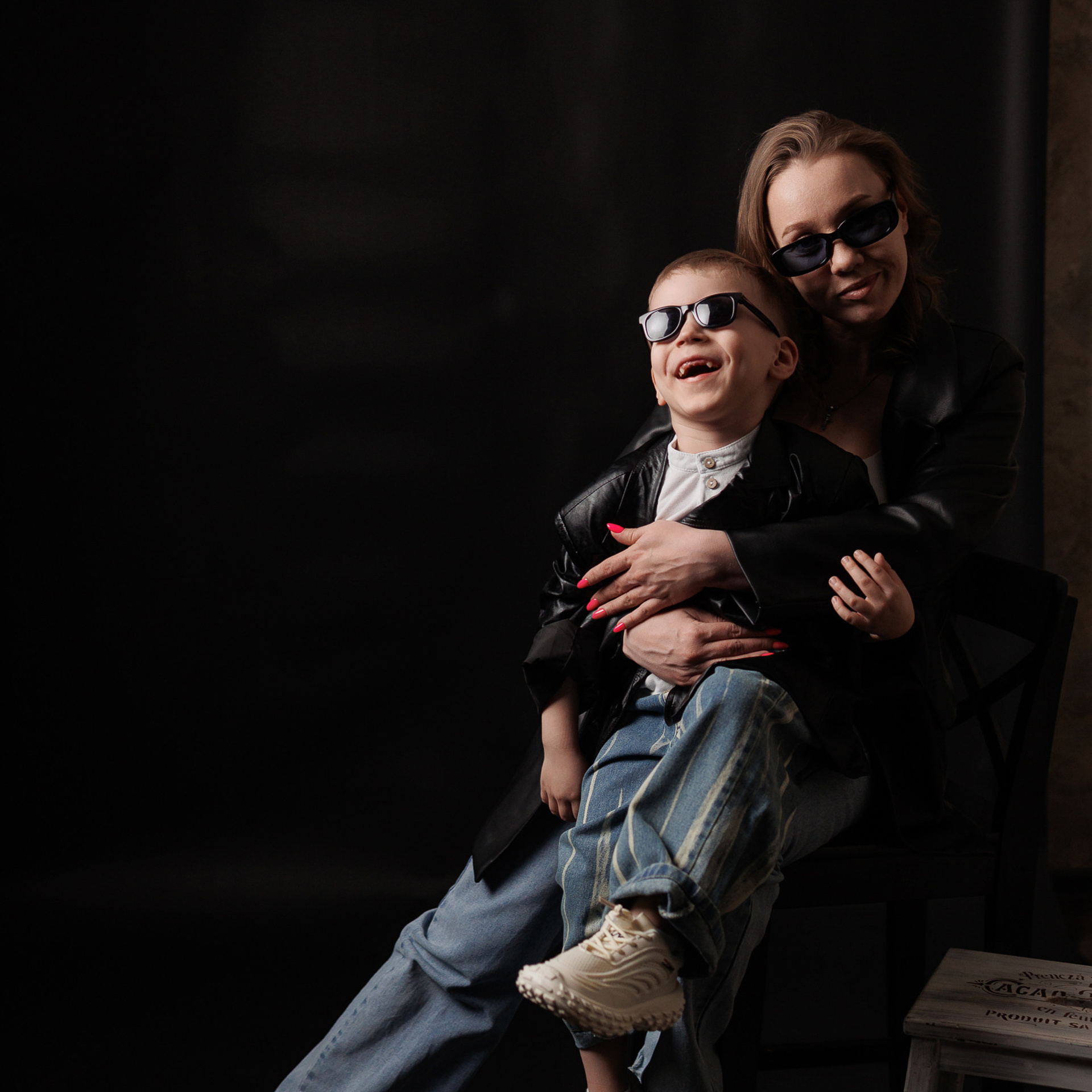 Надежда с сыном