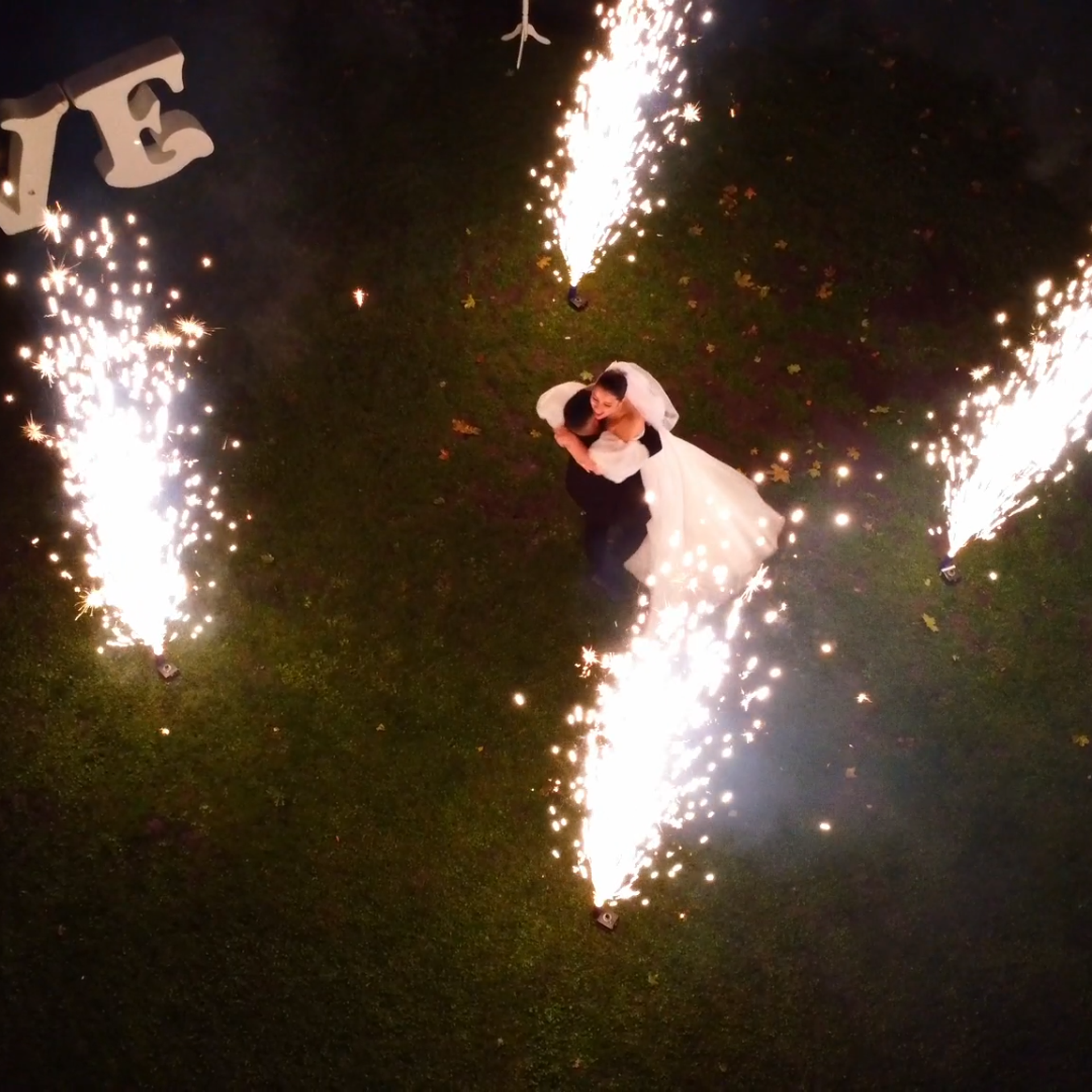 Свадьба с дрона