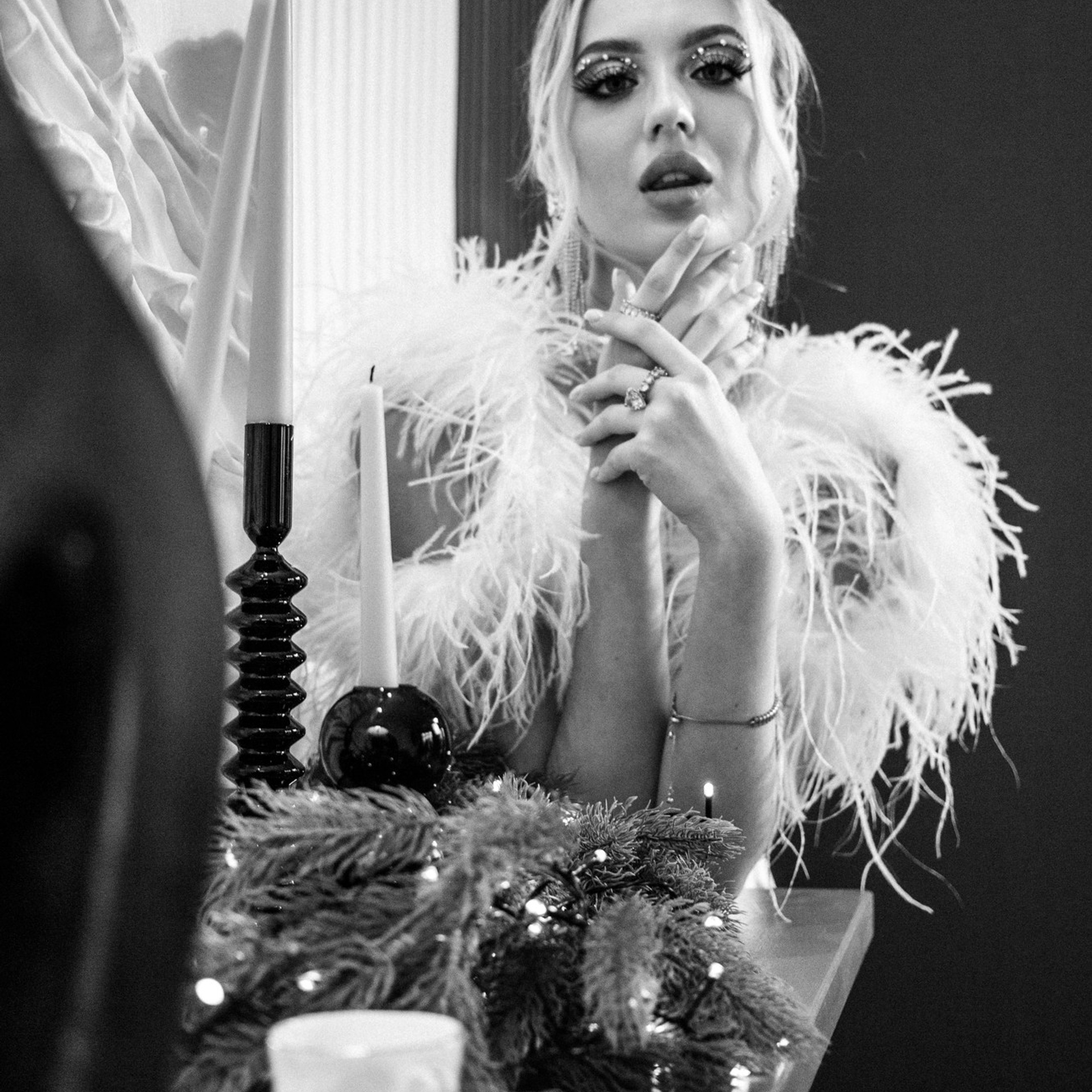 ЧБ съёмка Мисс России 2023