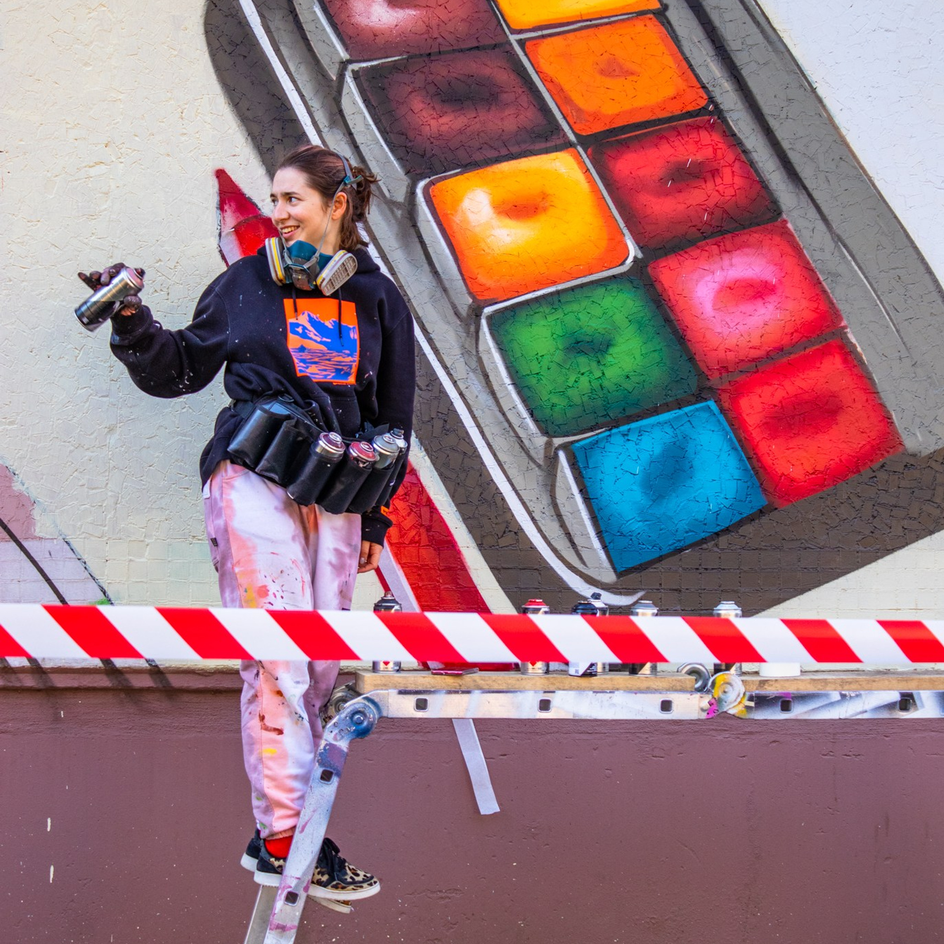 Краснодарская стрит-арт художница Таня Тако и её граффити