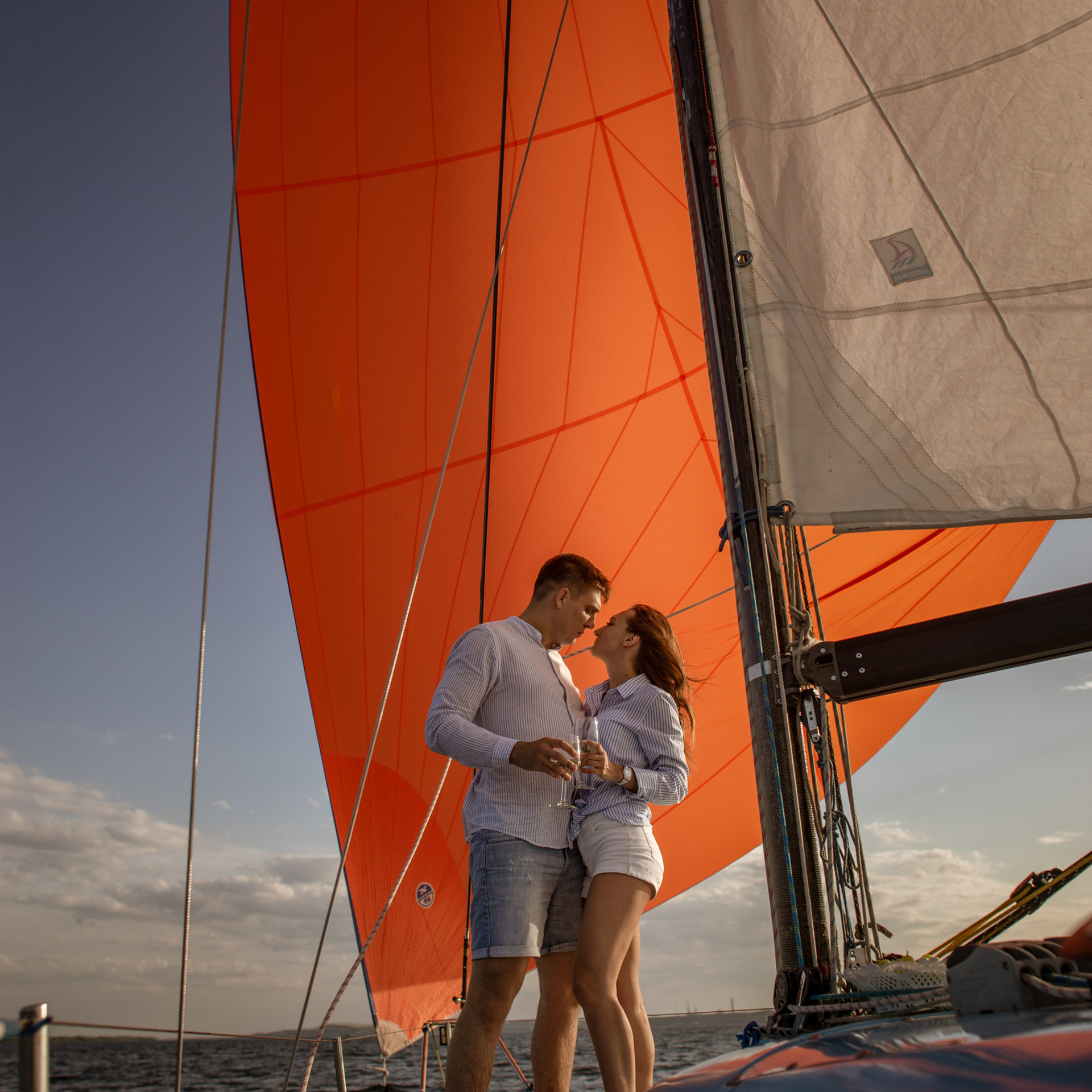 прогулка на яхте