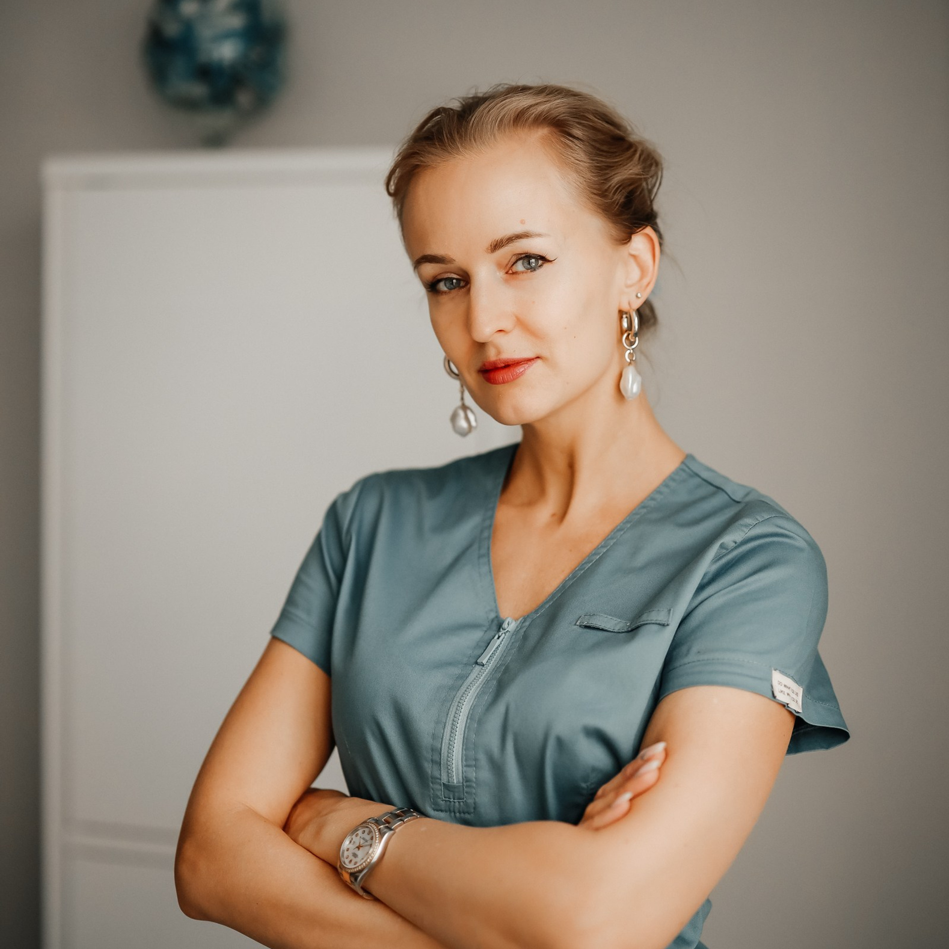 Анастасия съемкадля стоматологической клиники