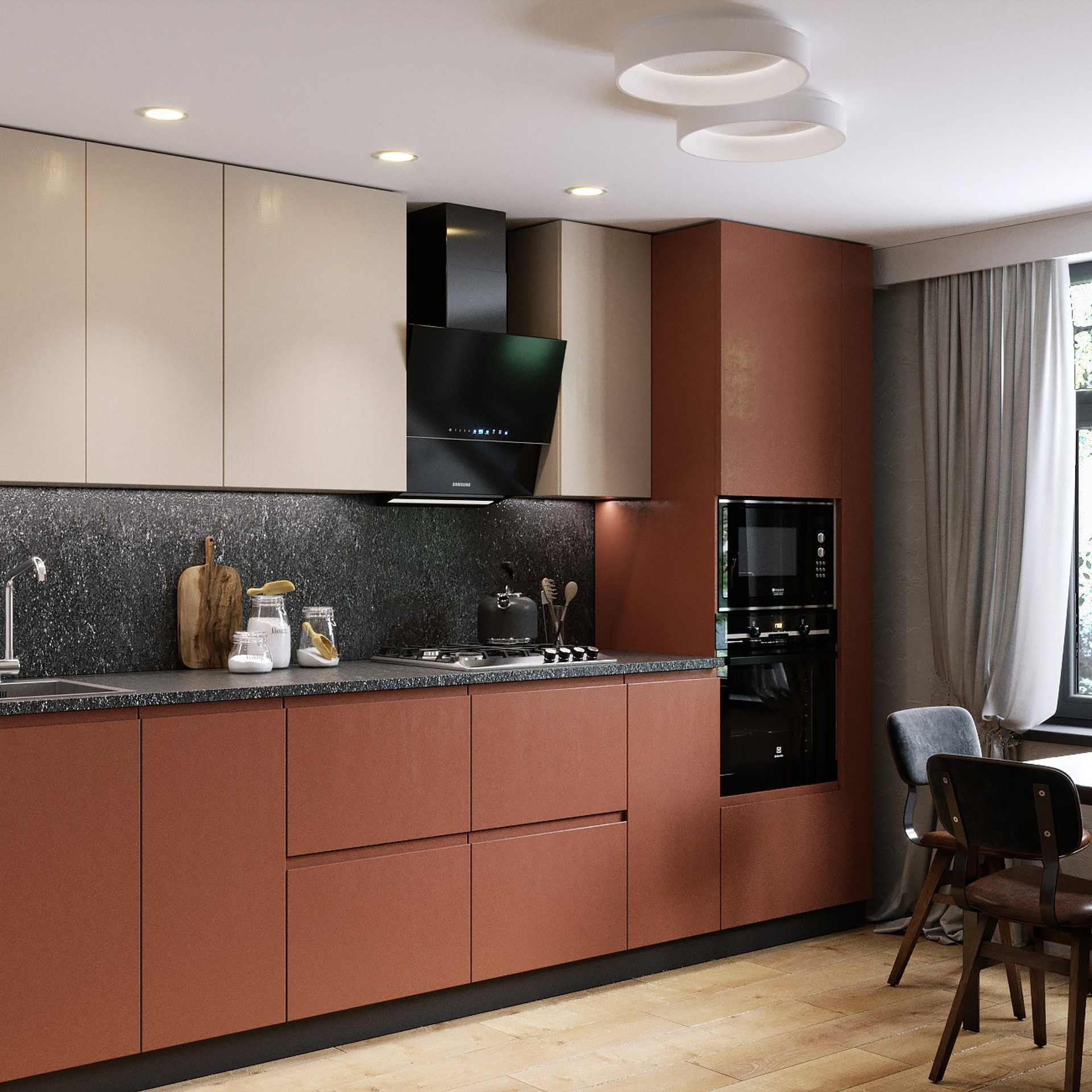 Визуализация кухонь для мебельного магазина «Флагман»