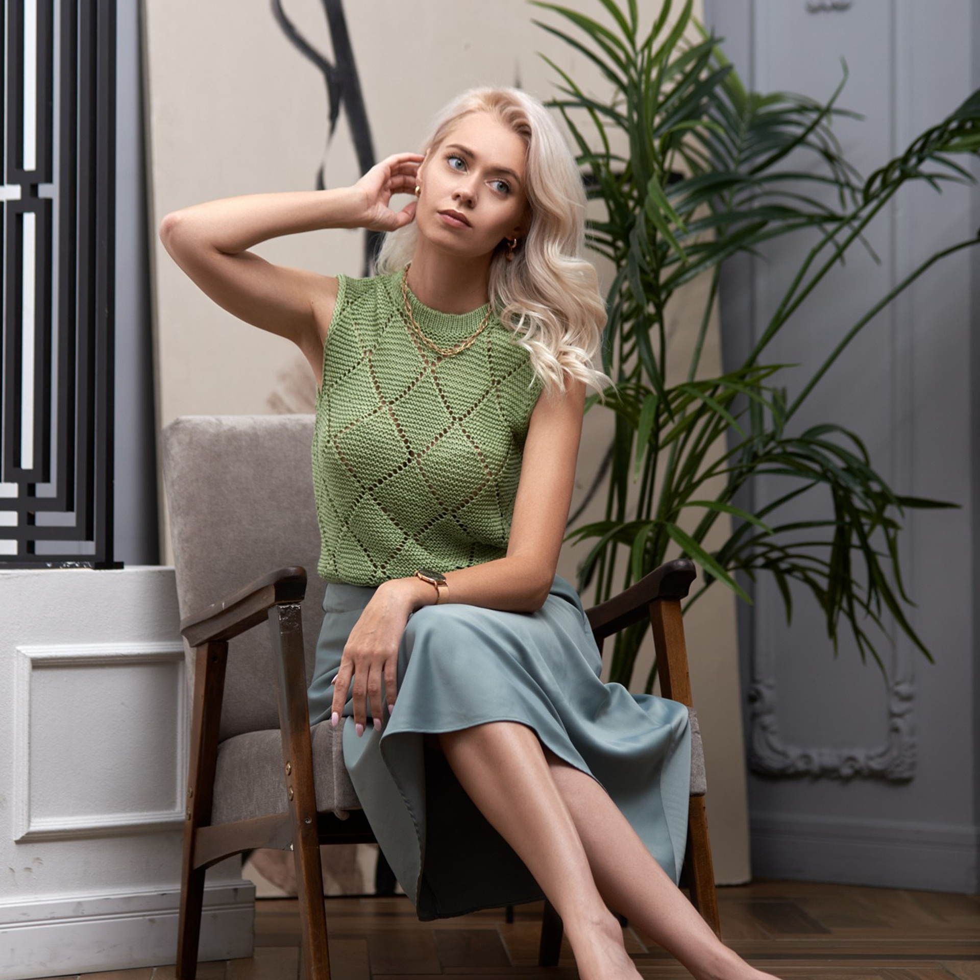 МК #топ_Geometry. Вязанные изделия ручной работы на заказ