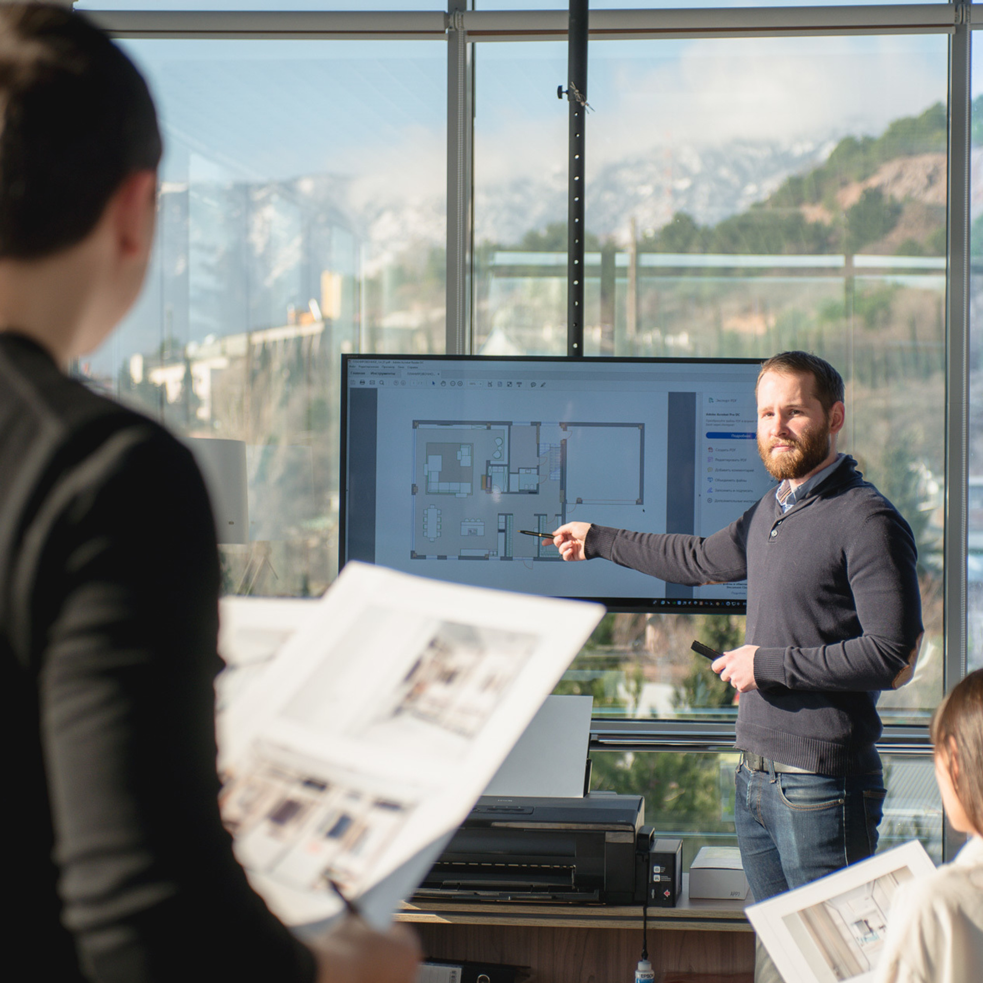 Имиджевая фотосессия коллектива дизайн-бюро "ATMOSFERA"