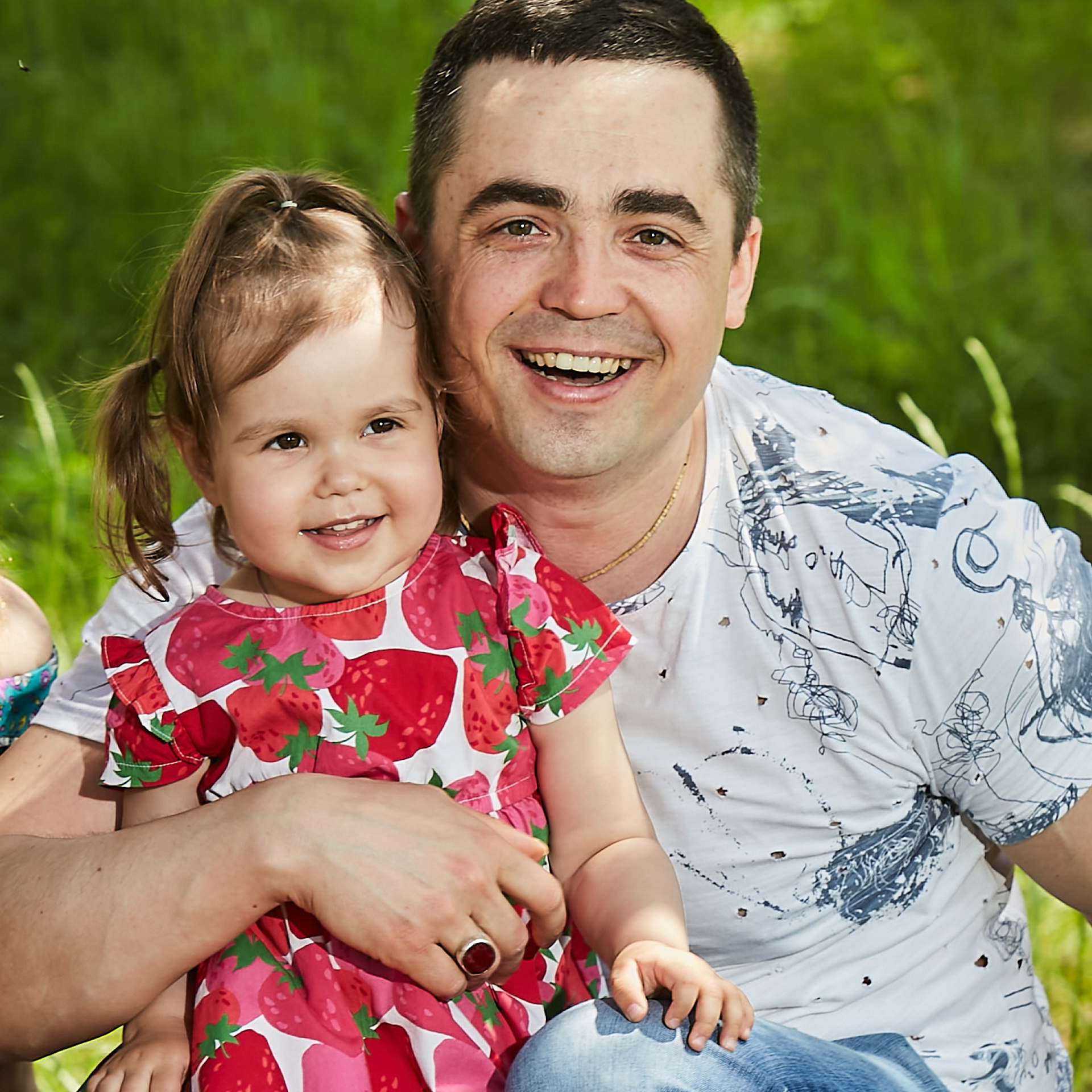 Митя, Таня и дочка