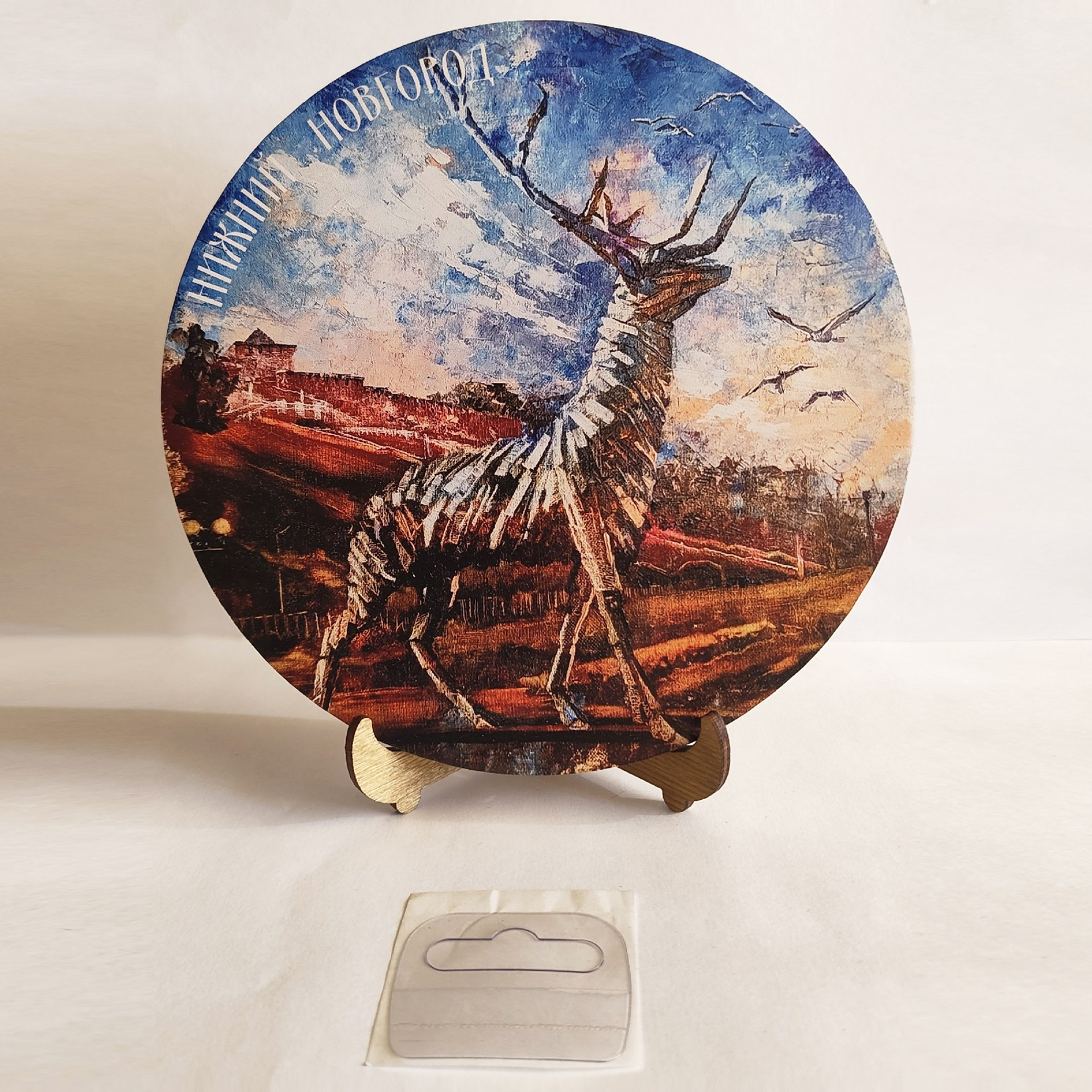 Панно «Нижегородский олень». Художник Марина Новосельская