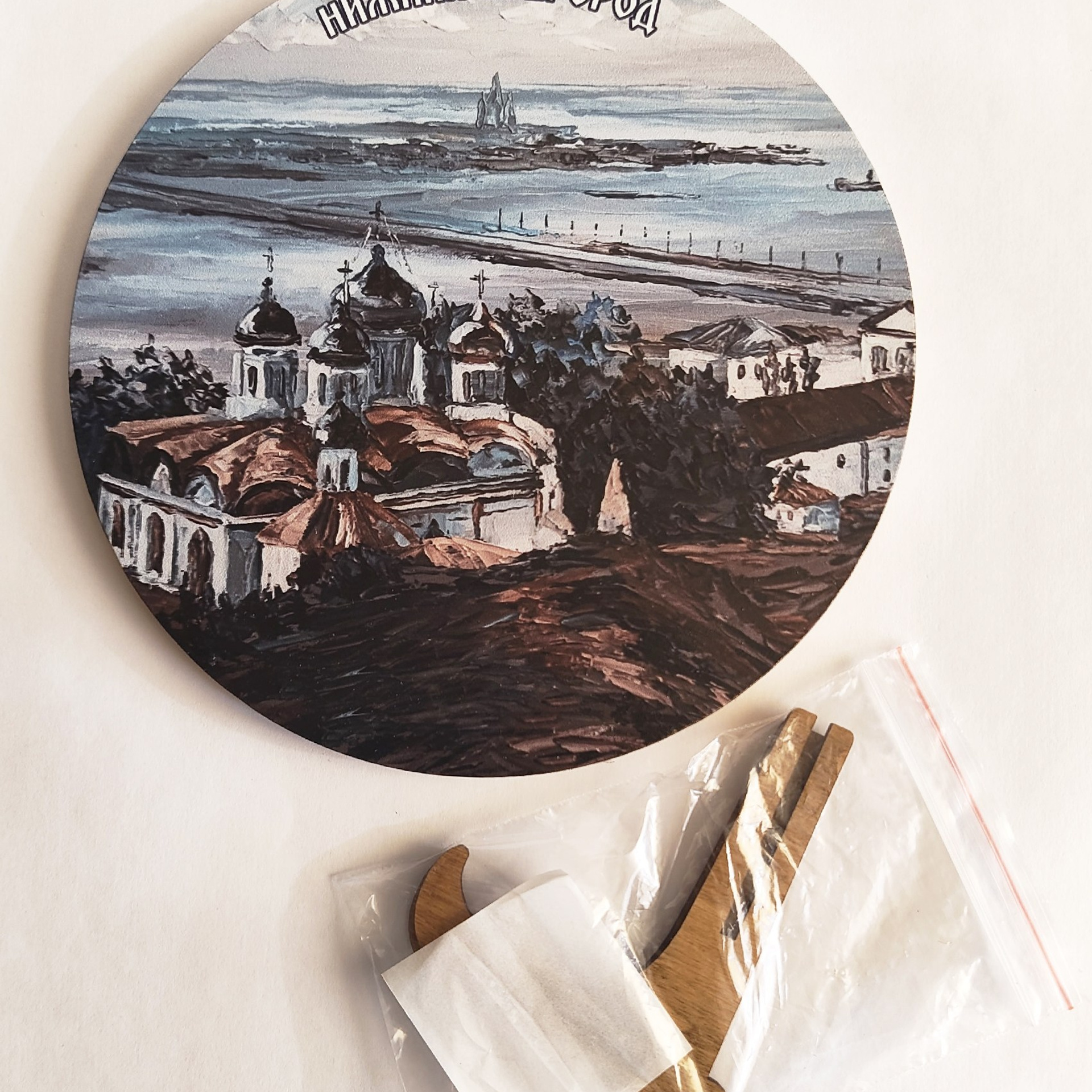 Панно «Вид на Благовещенский монастырь и Стрелку». Художник Марина Новосельская