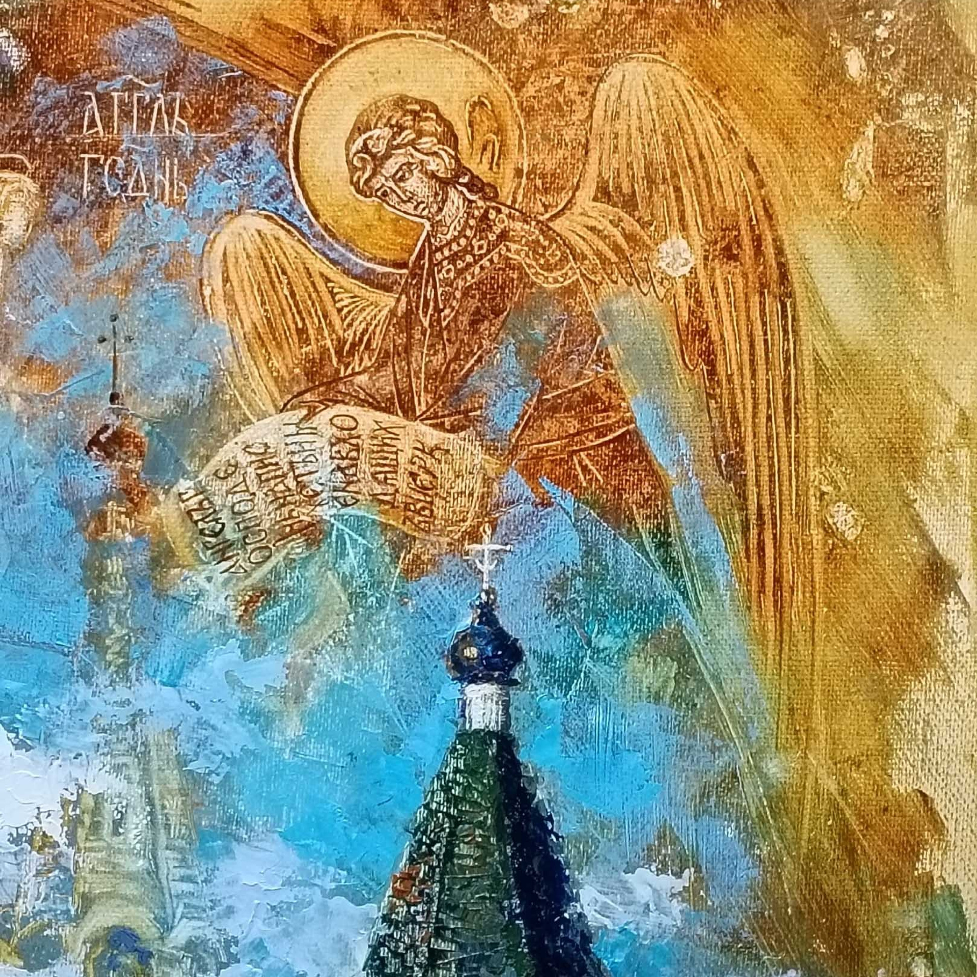 «Покровский храм. г. Балахна». Художник Марина Новосельская