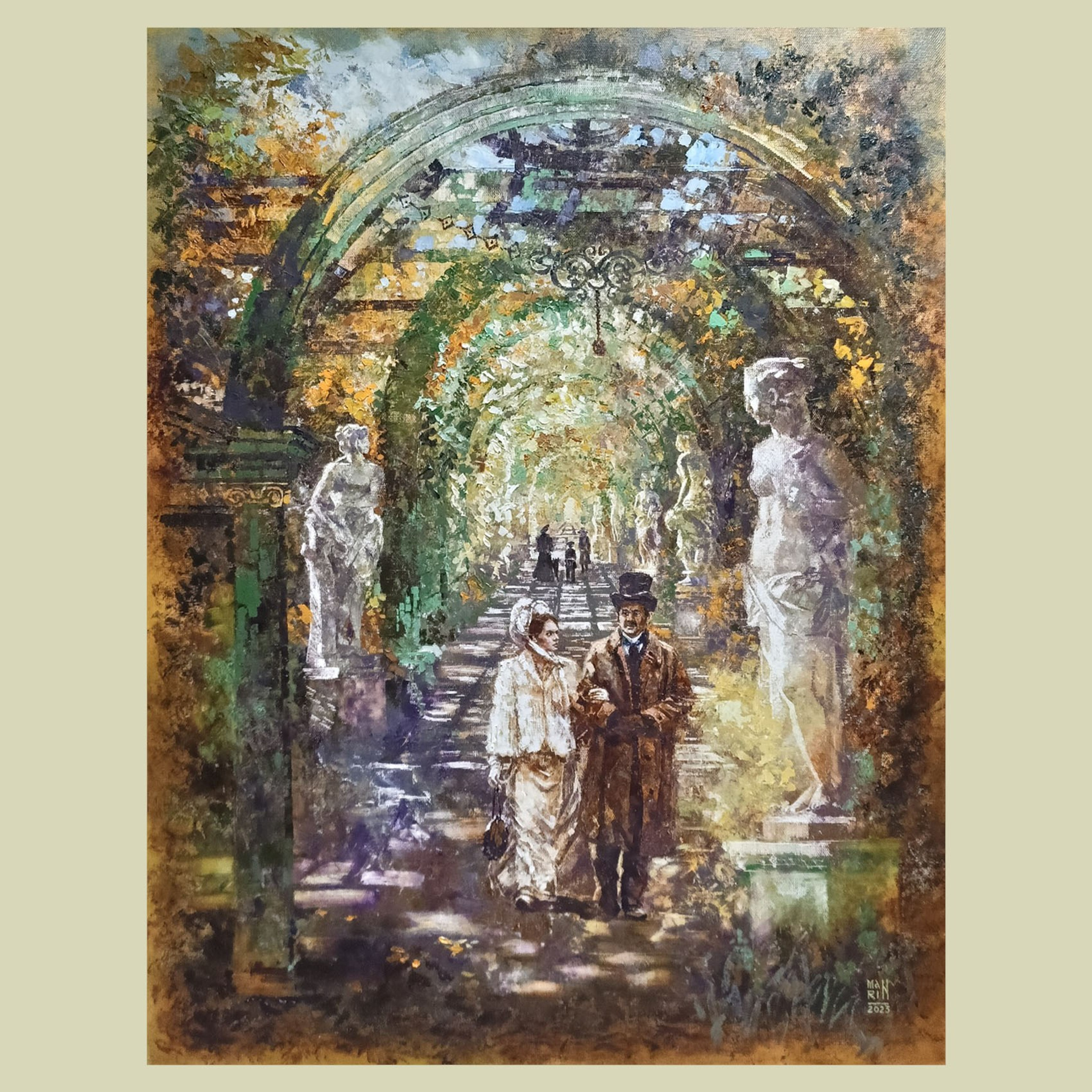 «Летний сад». Санкт-Петербург. Художник Марина Новосельская