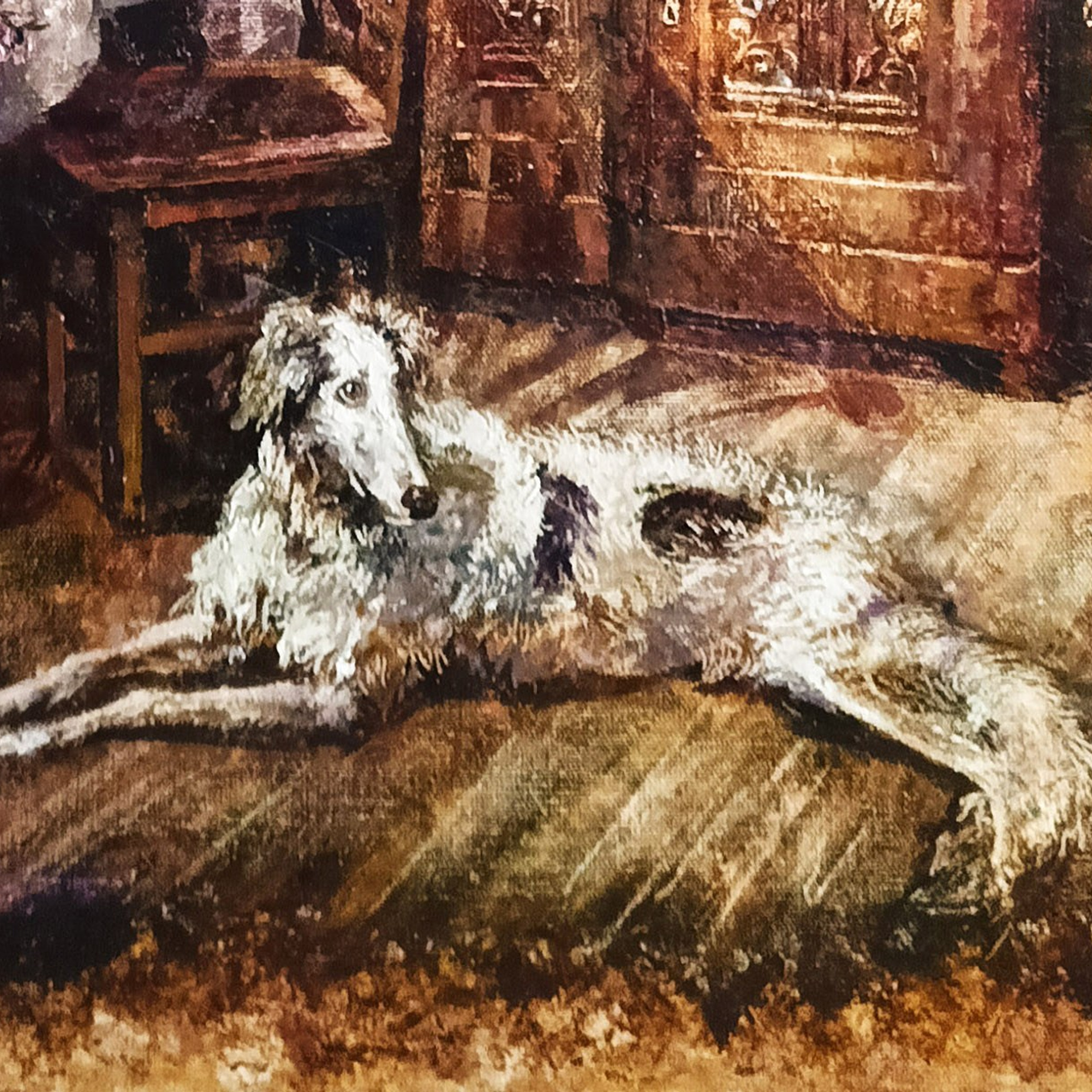 «В ожидании хозяина». Художник Марина Новосельская