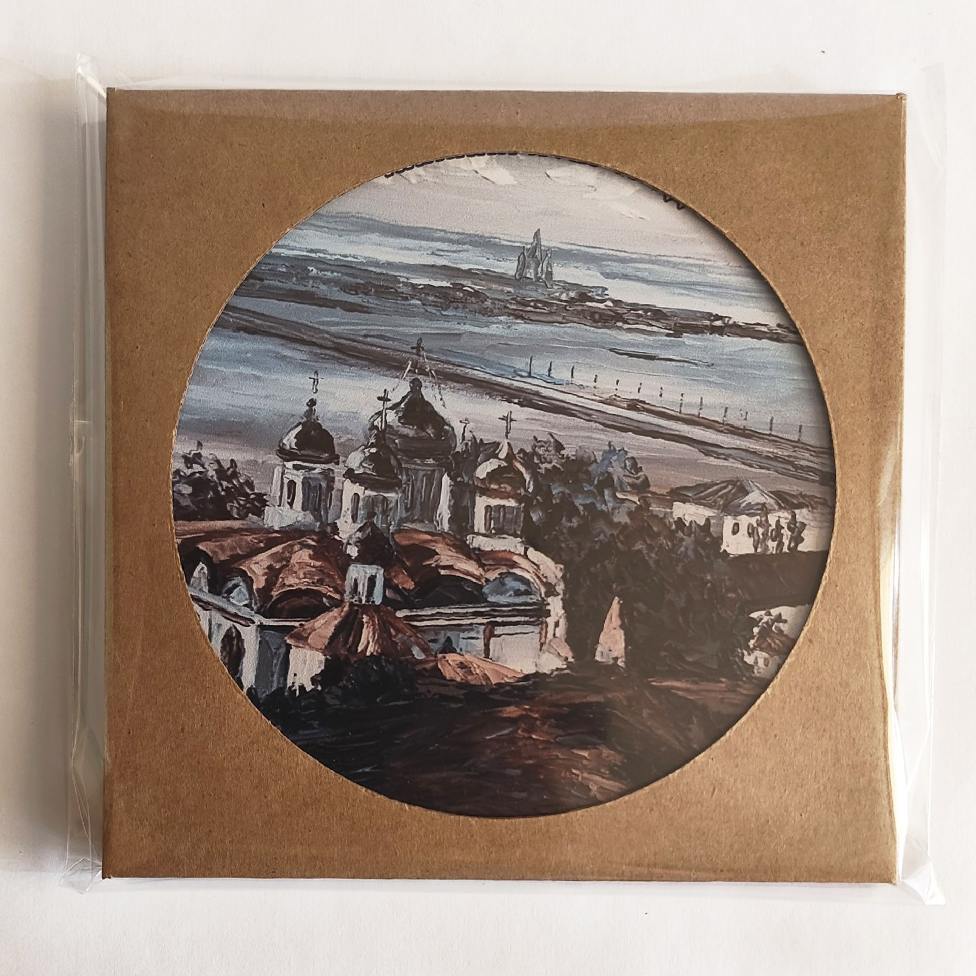 Панно «Вид на Благовещенский монастырь и Стрелку». Художник Марина Новосельская