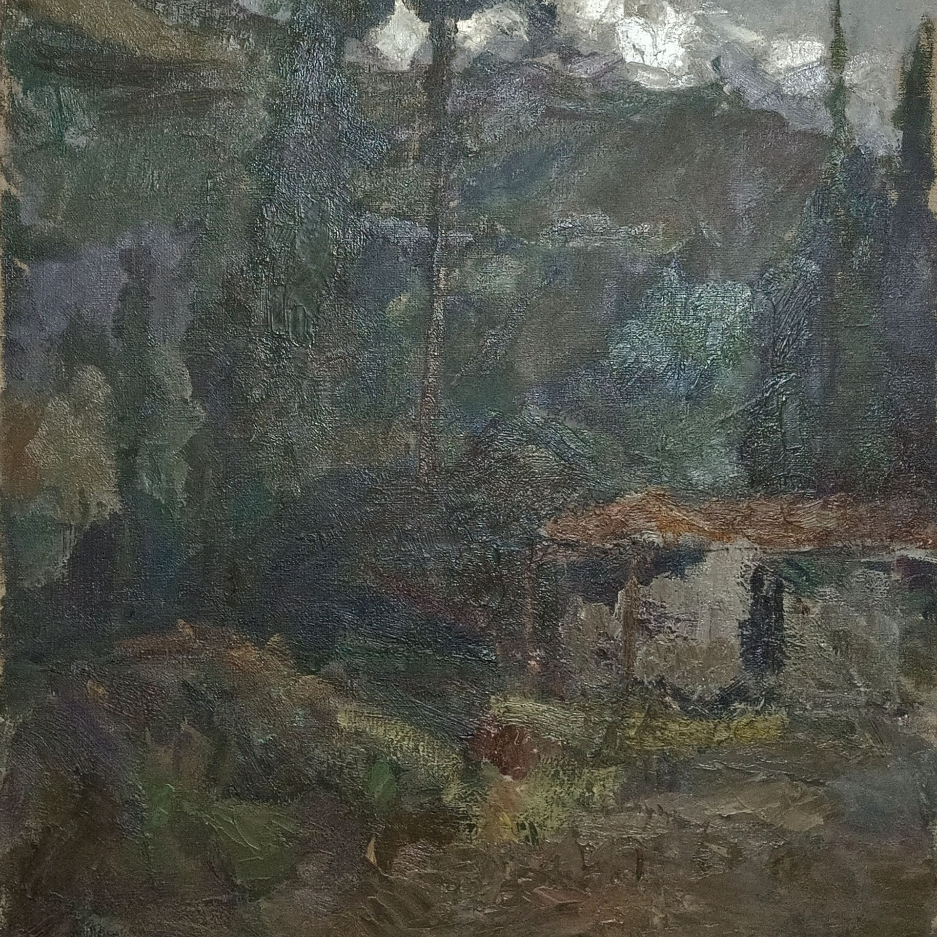 «Горный пейзаж» 1956 год