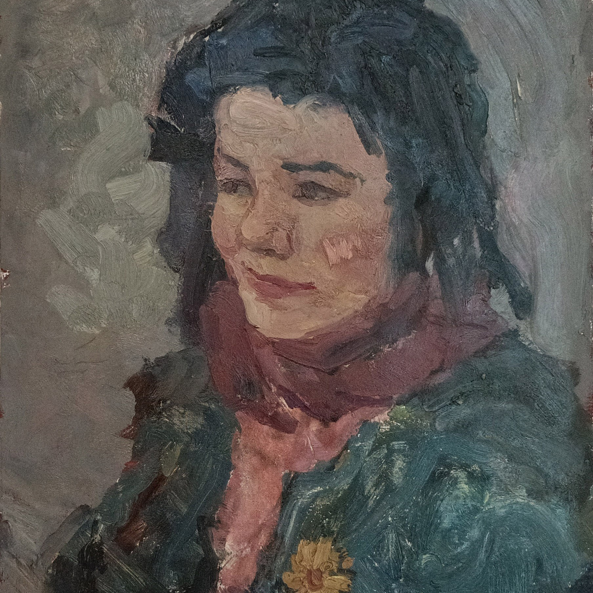 «Девушка. Этюд» 1960 год