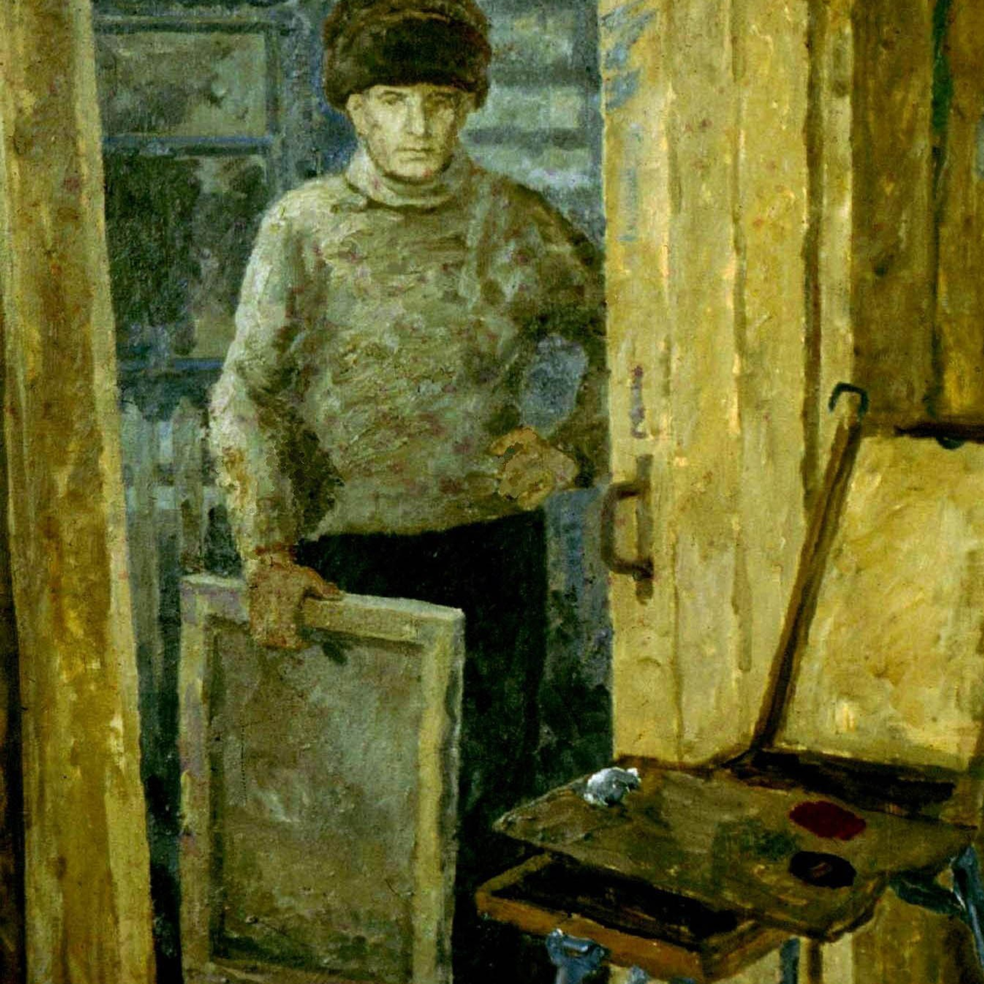 «Автопортрет (На даче)» 1982 год Собр. Д. Томас. Мадрид