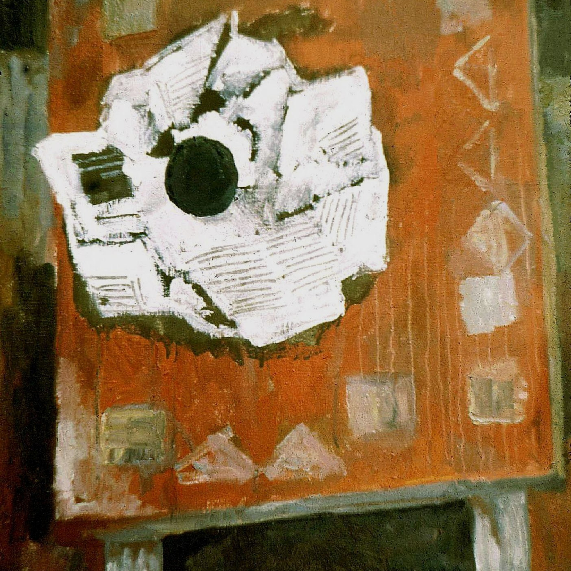 «Красный столик» 1975 год Тульский музей изобр. иск.