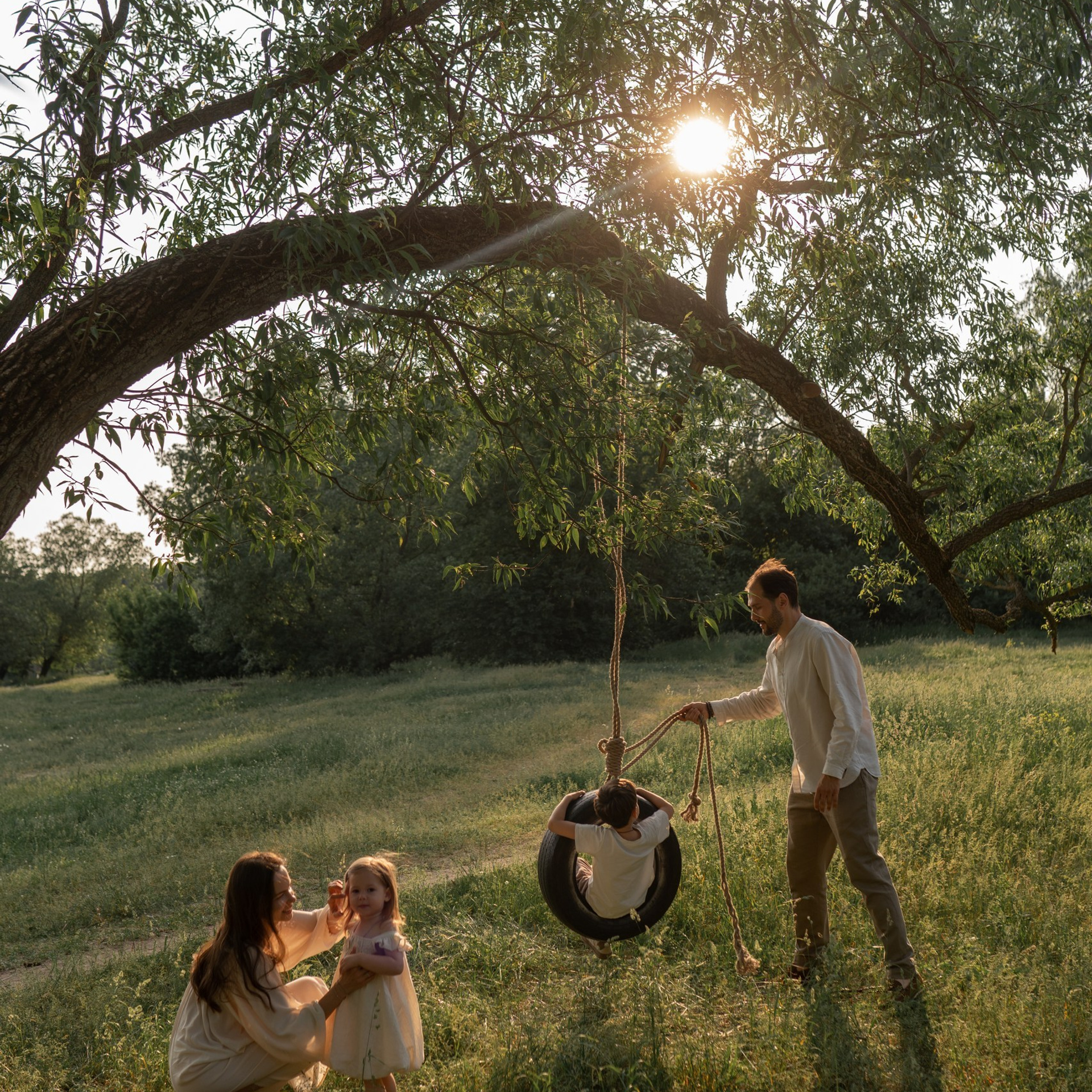 Лена, Сережа, Миша и&nbsp;София