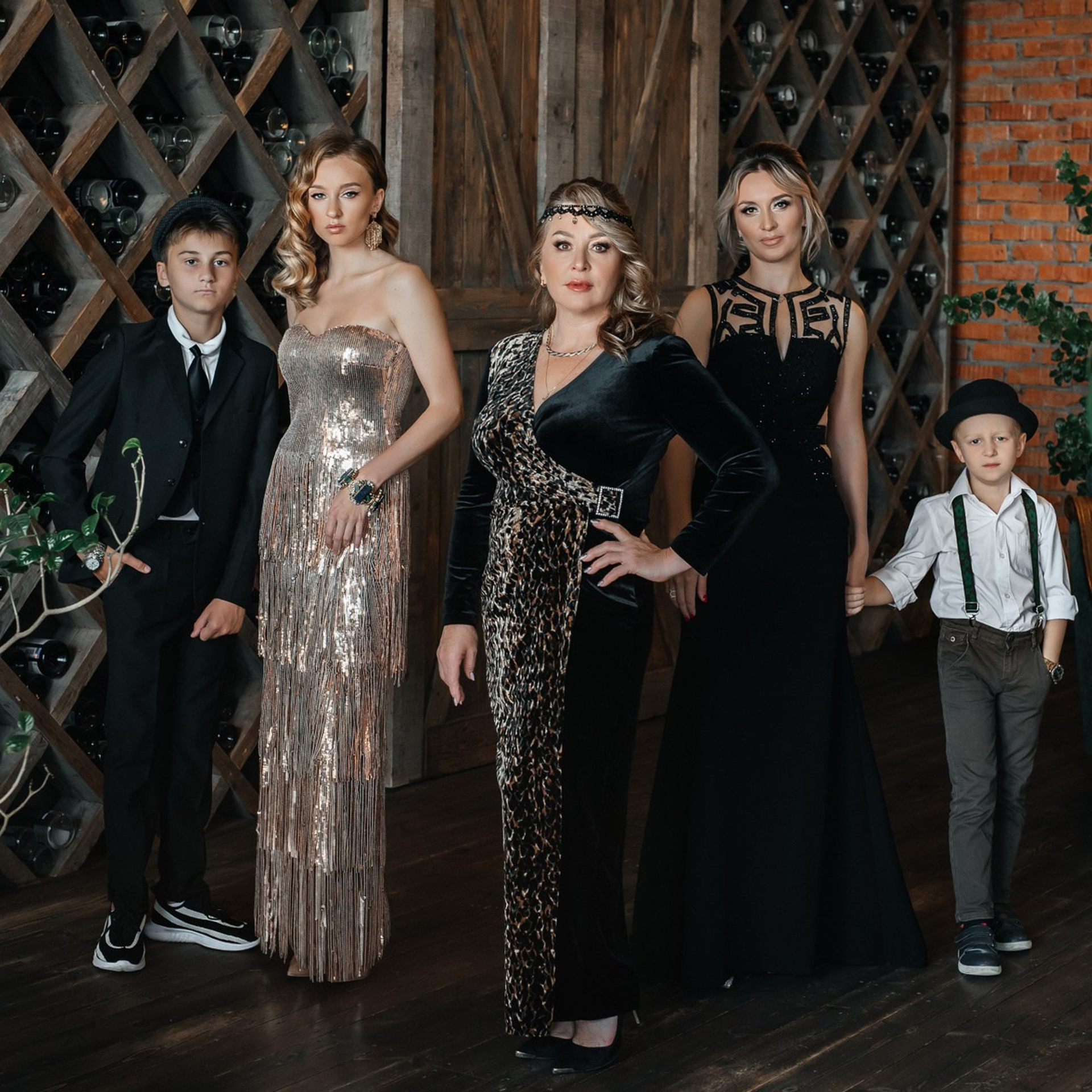 Стильная семейная съемка