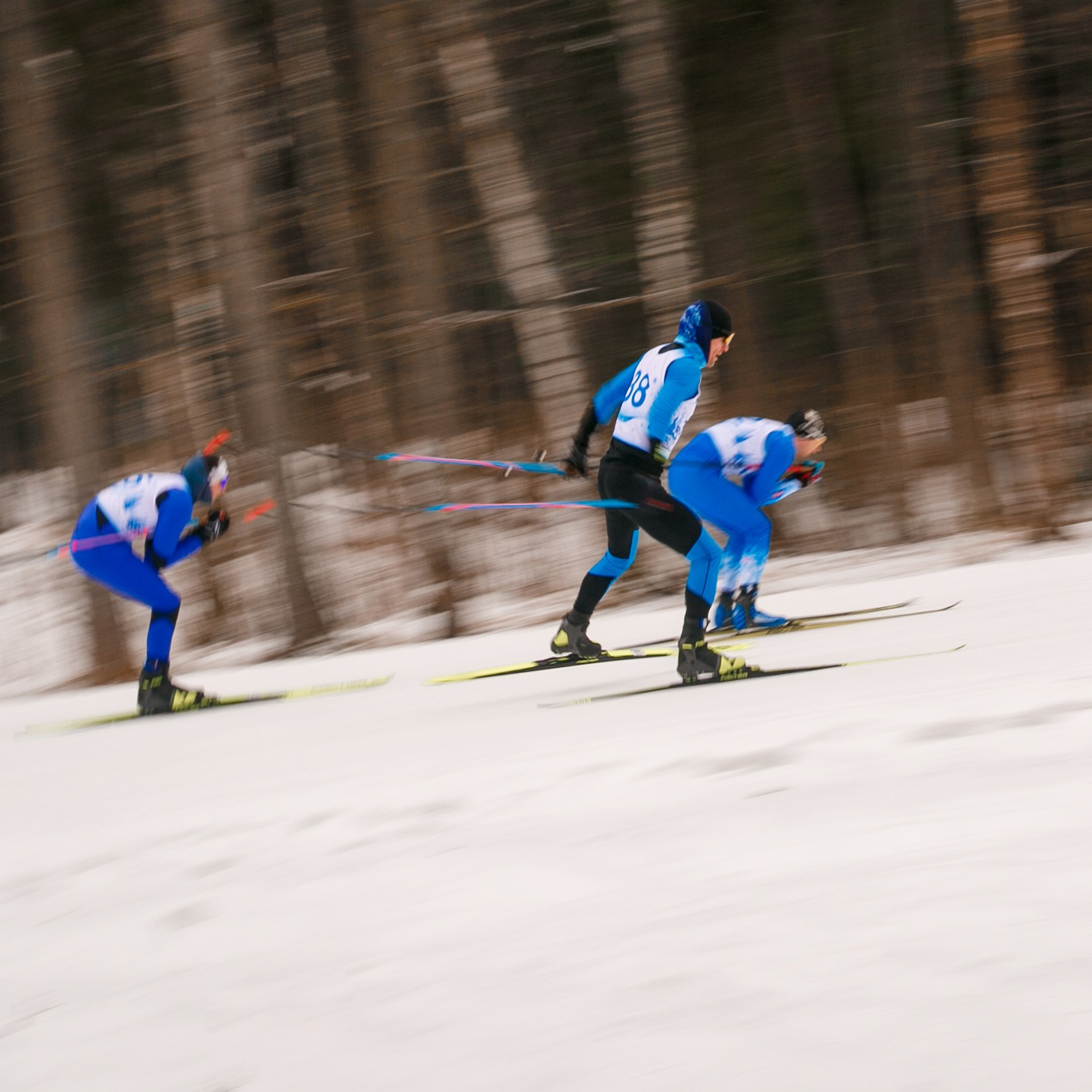 Фотосъемка лыжной гонки