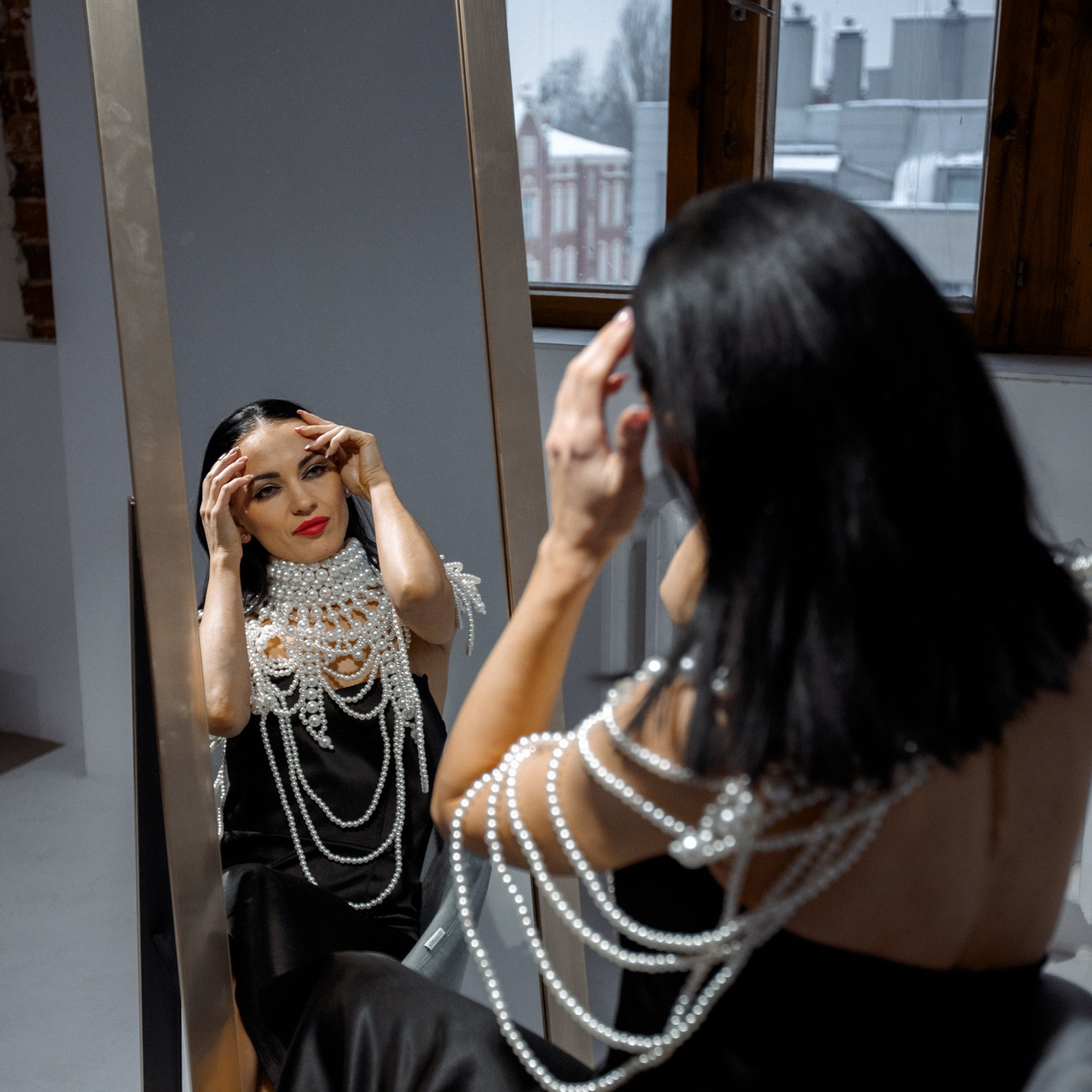 Фото-гардероб. Свадебный фотограф Варшава Лодзь Польша Елена Юцова