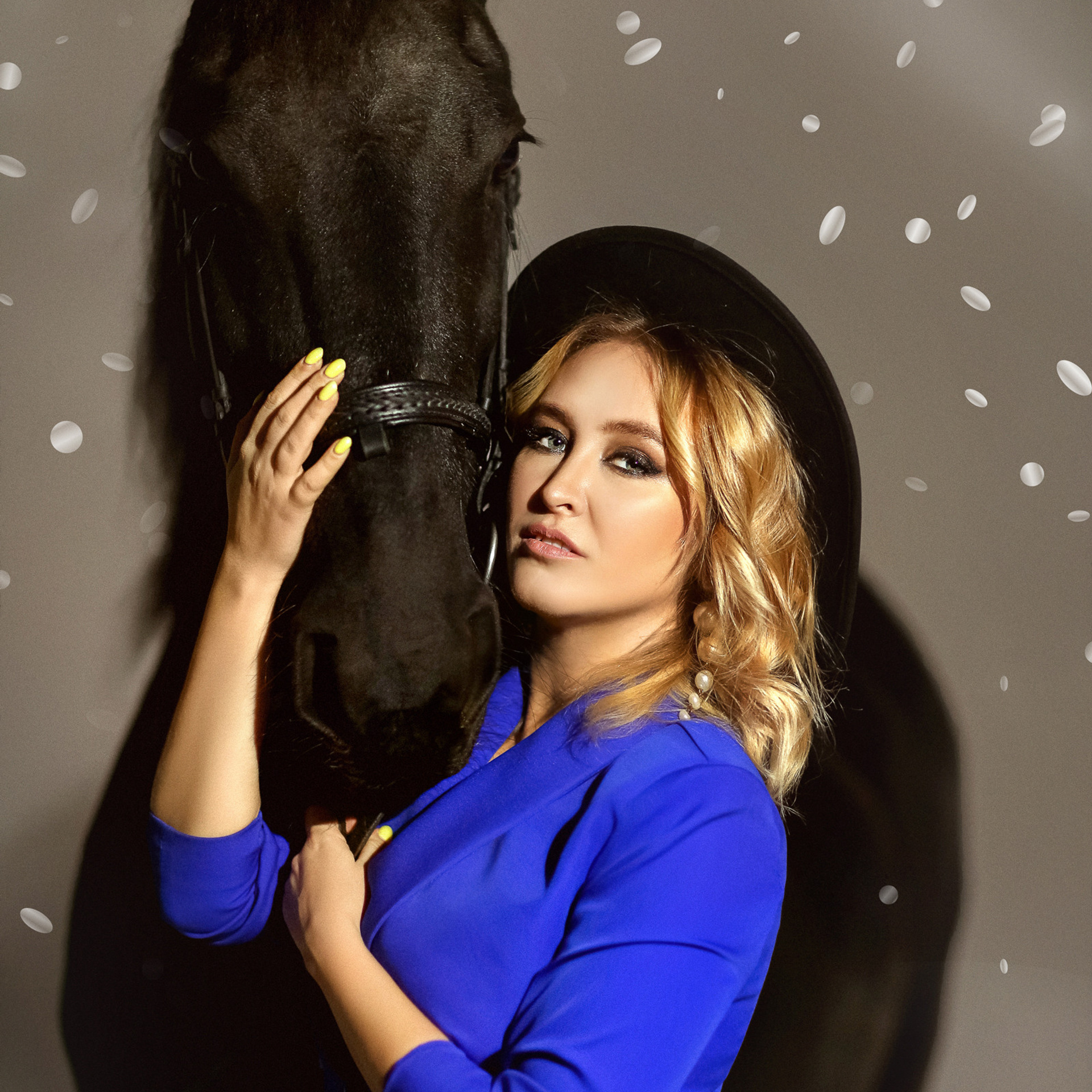 Лошадь в студии_Светлана и Фрея