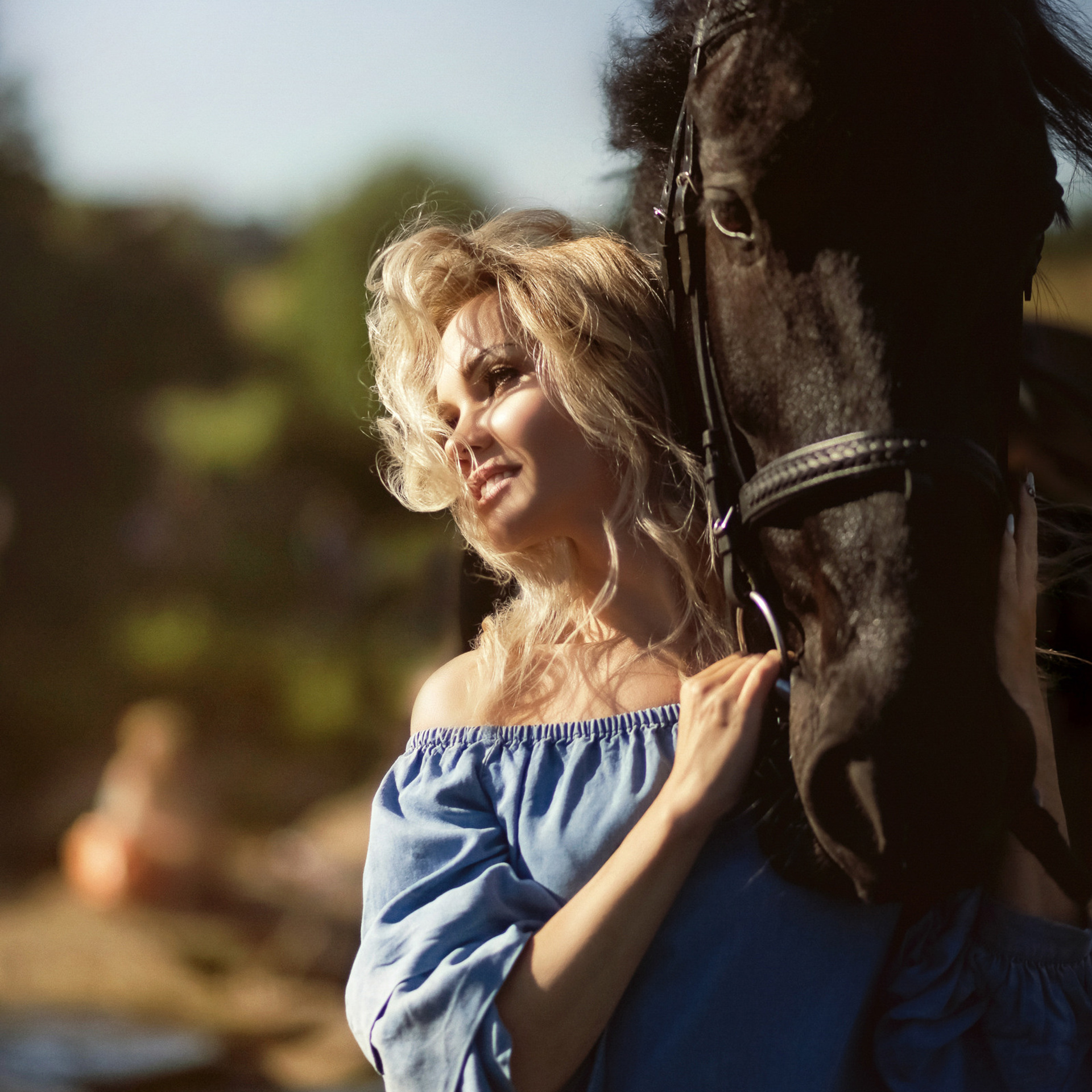 Конная фотосессия на водопаде_Виктория