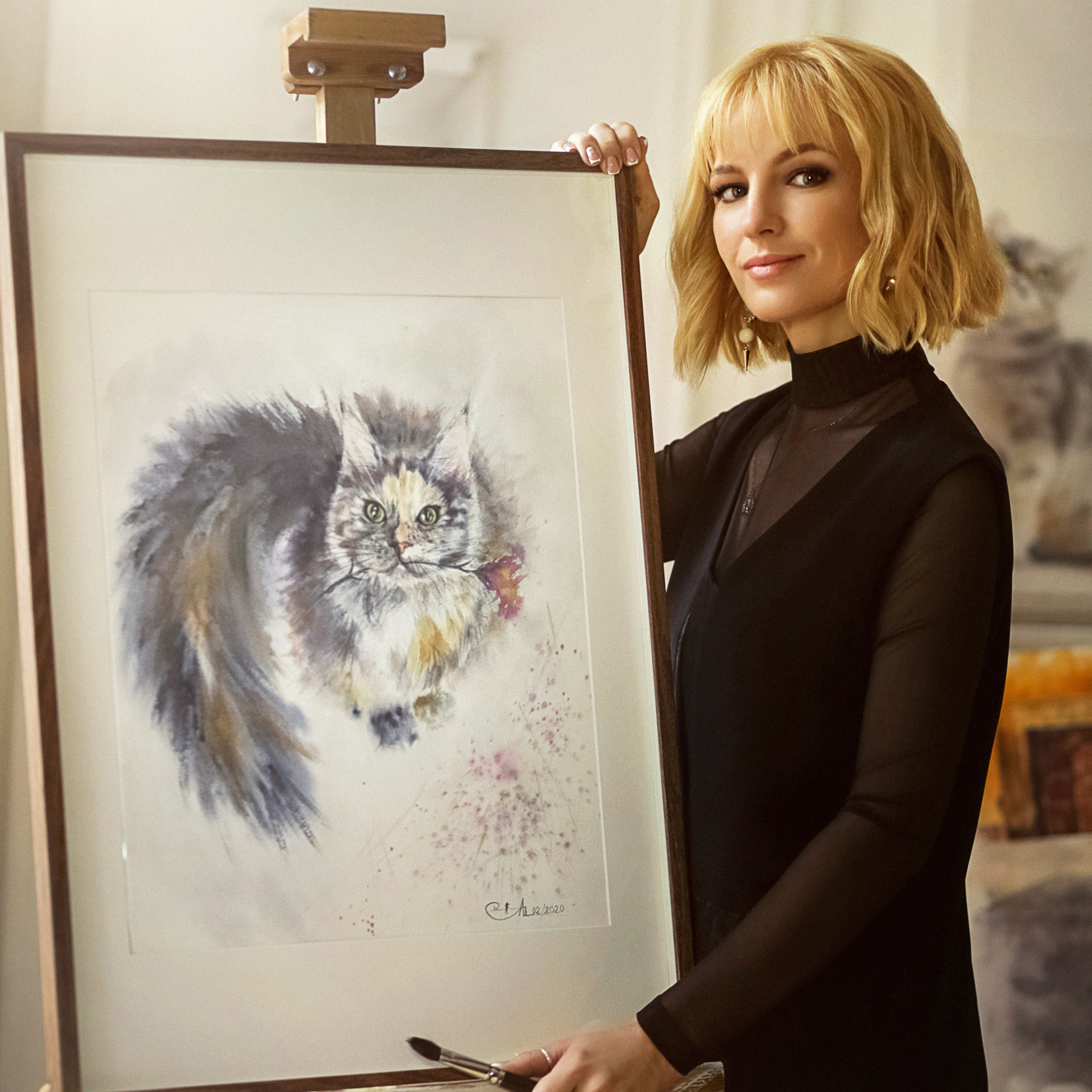 Портрет художницы_ Фотосессия для презентации