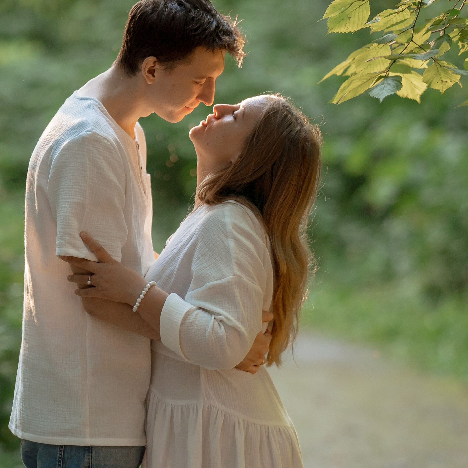 Настя, Женя, Алёна и Костя