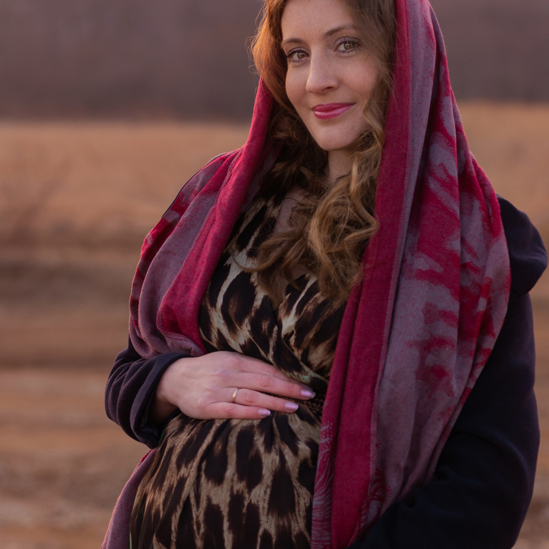 Беременность Ани в колосках