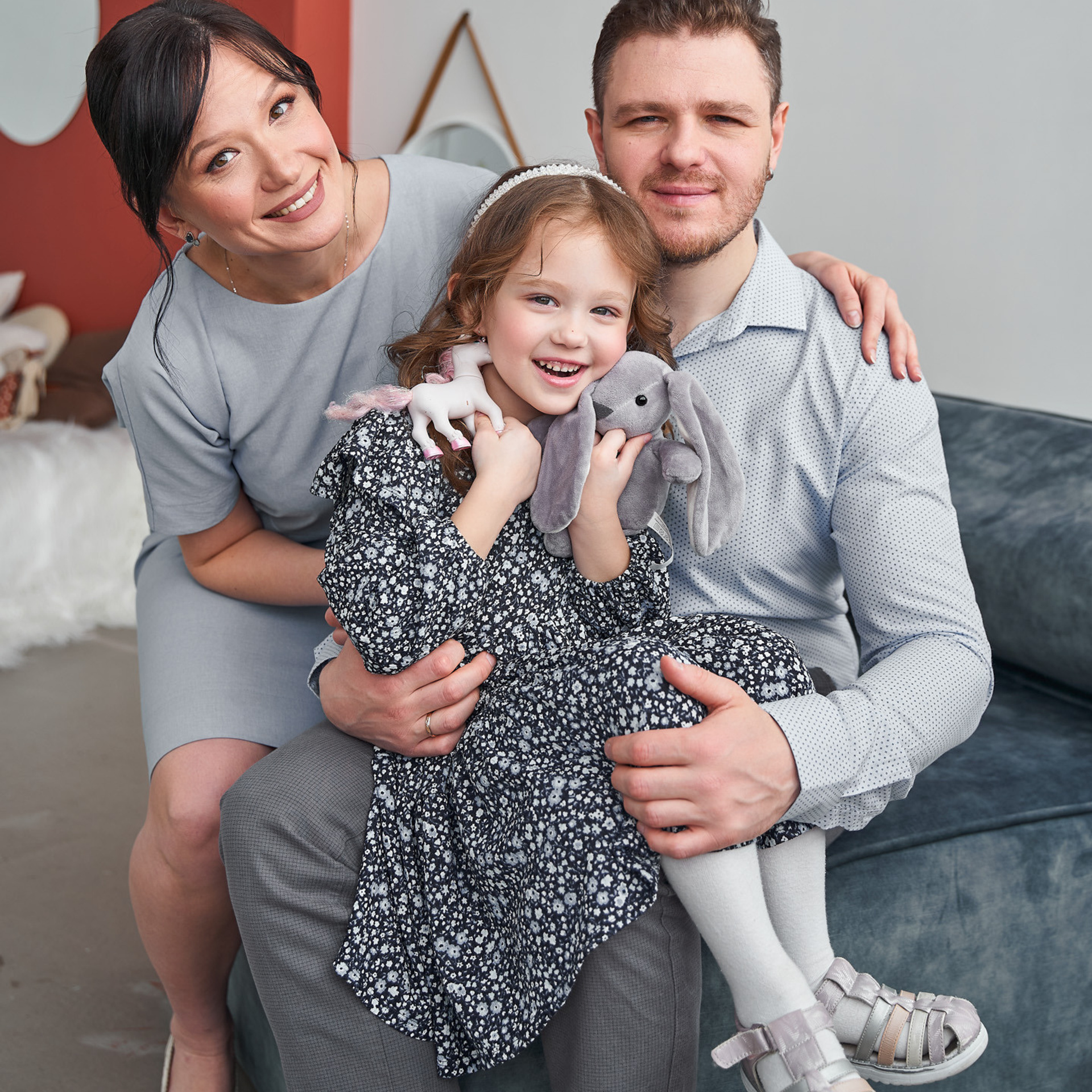 Александра и её семья