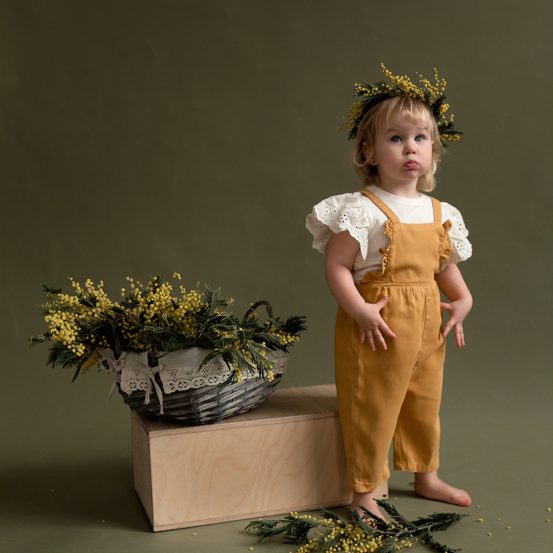 Сонечка с мимозой!