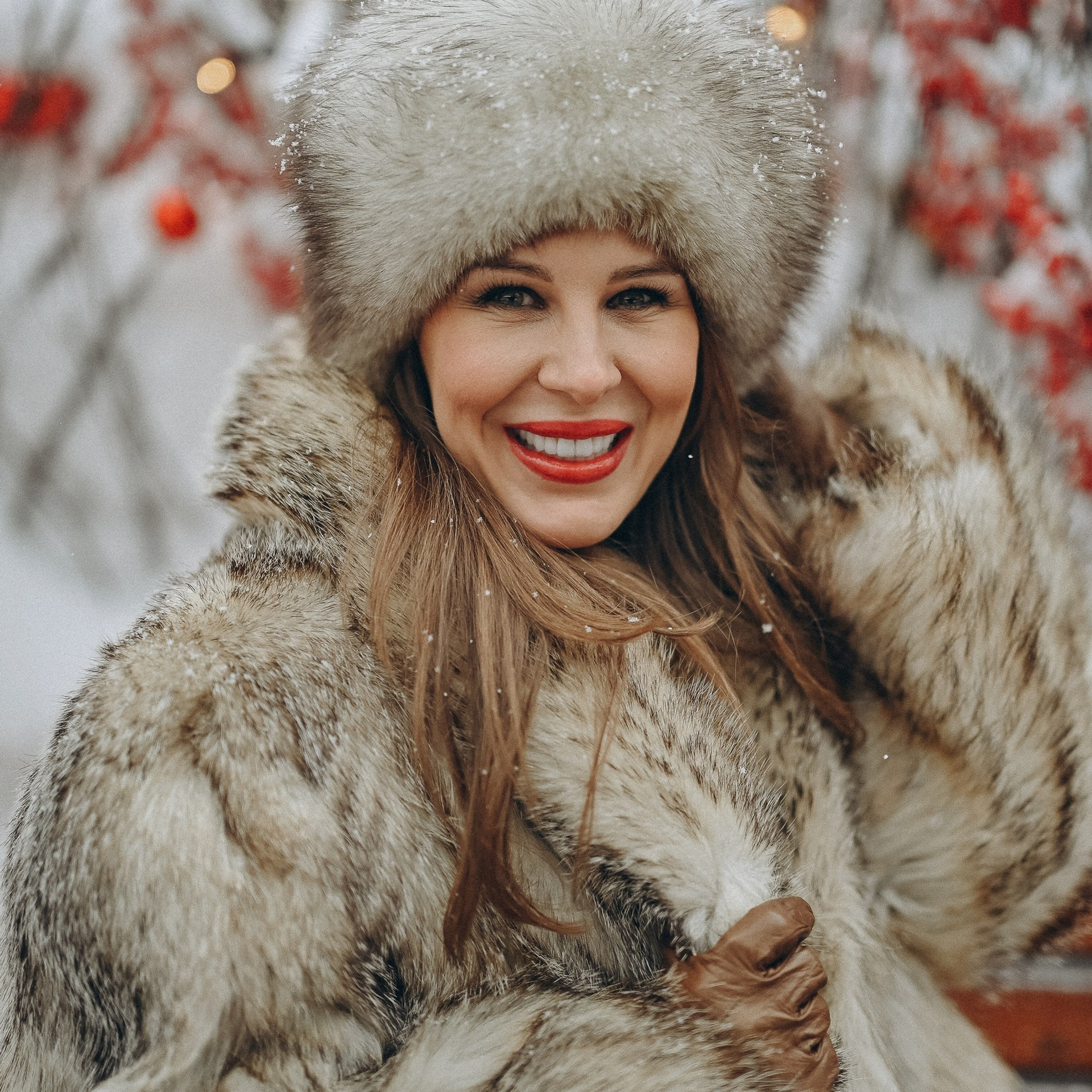 Фотосессия в стиле slavic girl на Тверской площади