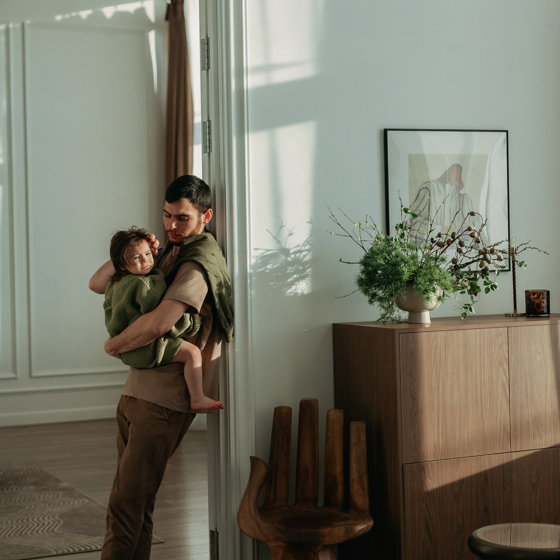 Папа и доченька